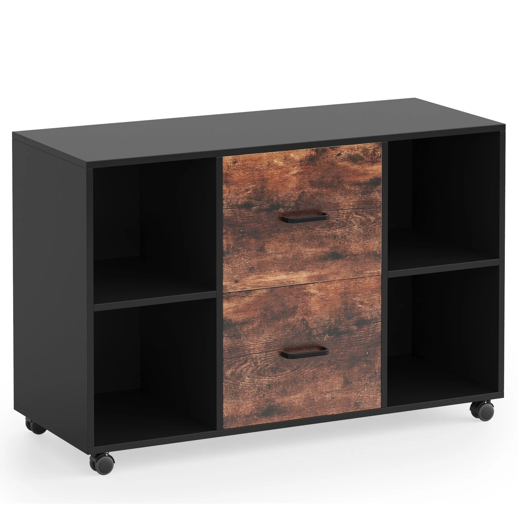 2-Drawer File Cabinet, Large Mobile Filing Cabinet for Letter Size - Image 10