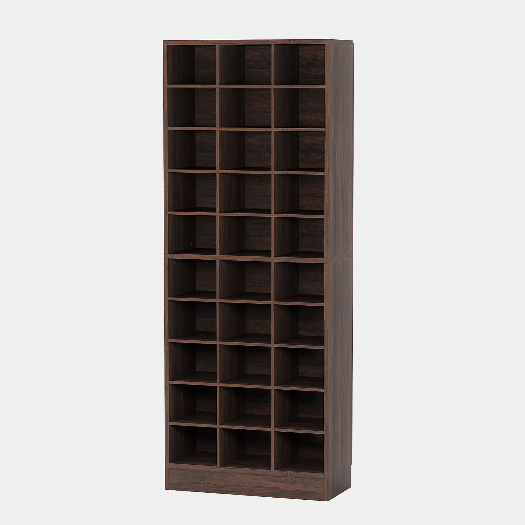 10-Tier Shoe Cabinet, Wooden Shoe Storage Rack with 30 Cubbies - Image 10