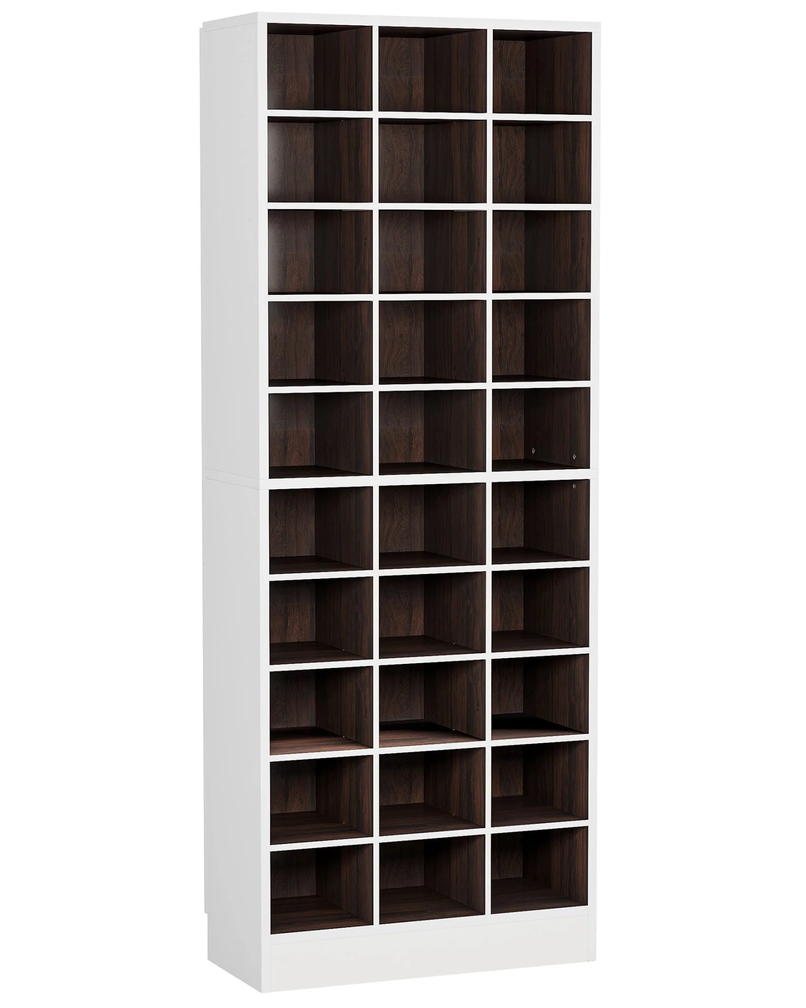 10-Tier Shoe Cabinet, Wooden Shoe Storage Rack with 30 Cubbies - Image 12