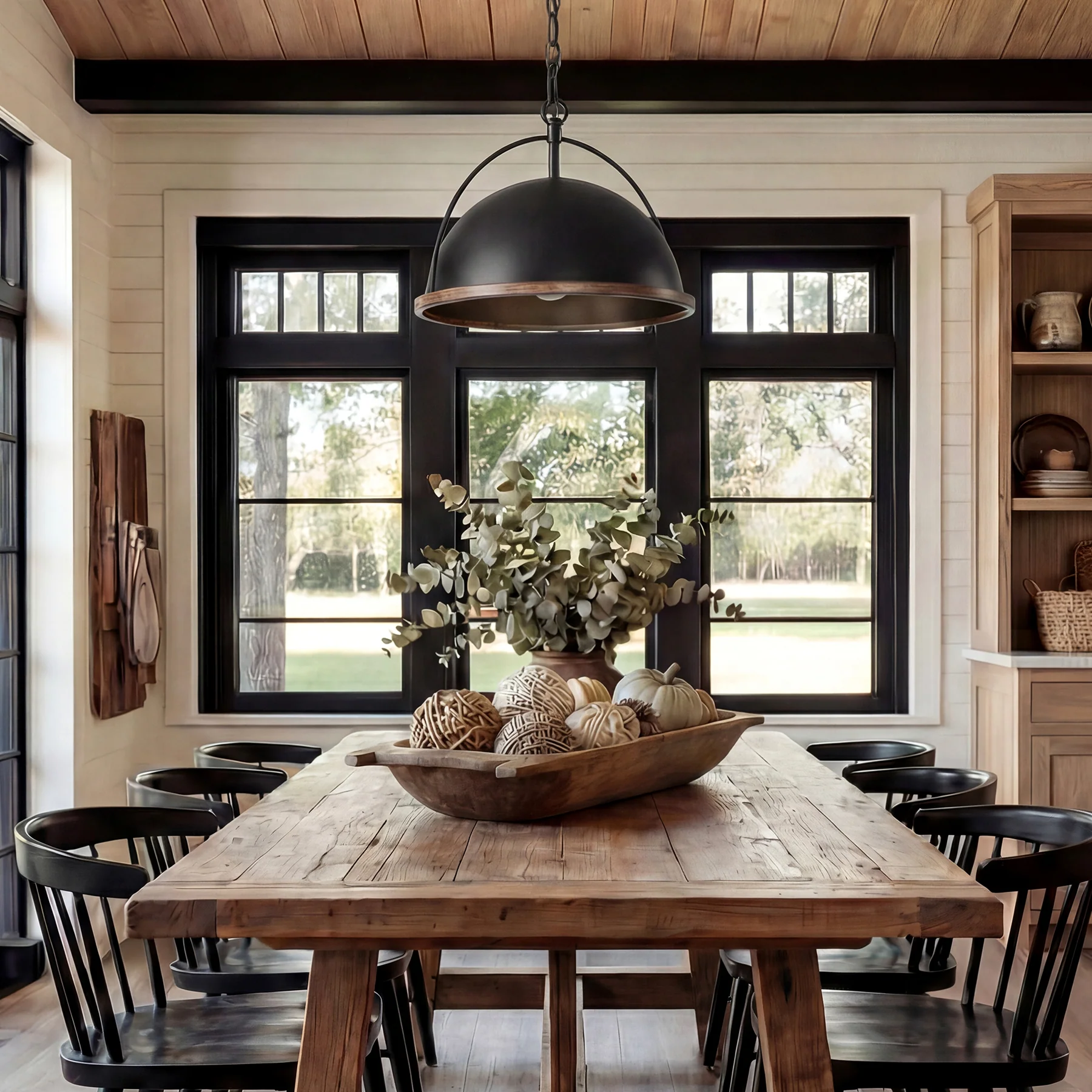 13" Pendant Lights, 1-Light Industrial Ceiling Lights With Adjustable Height - Image 4