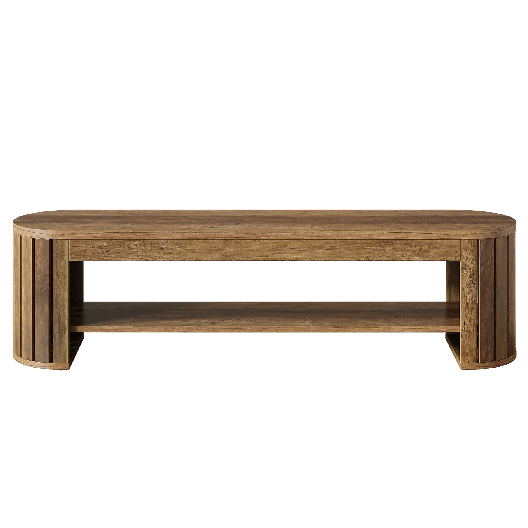 63" Entryway Bench, 2-Tier Narrow Shoe Bench with Shoe Storage - Image 10