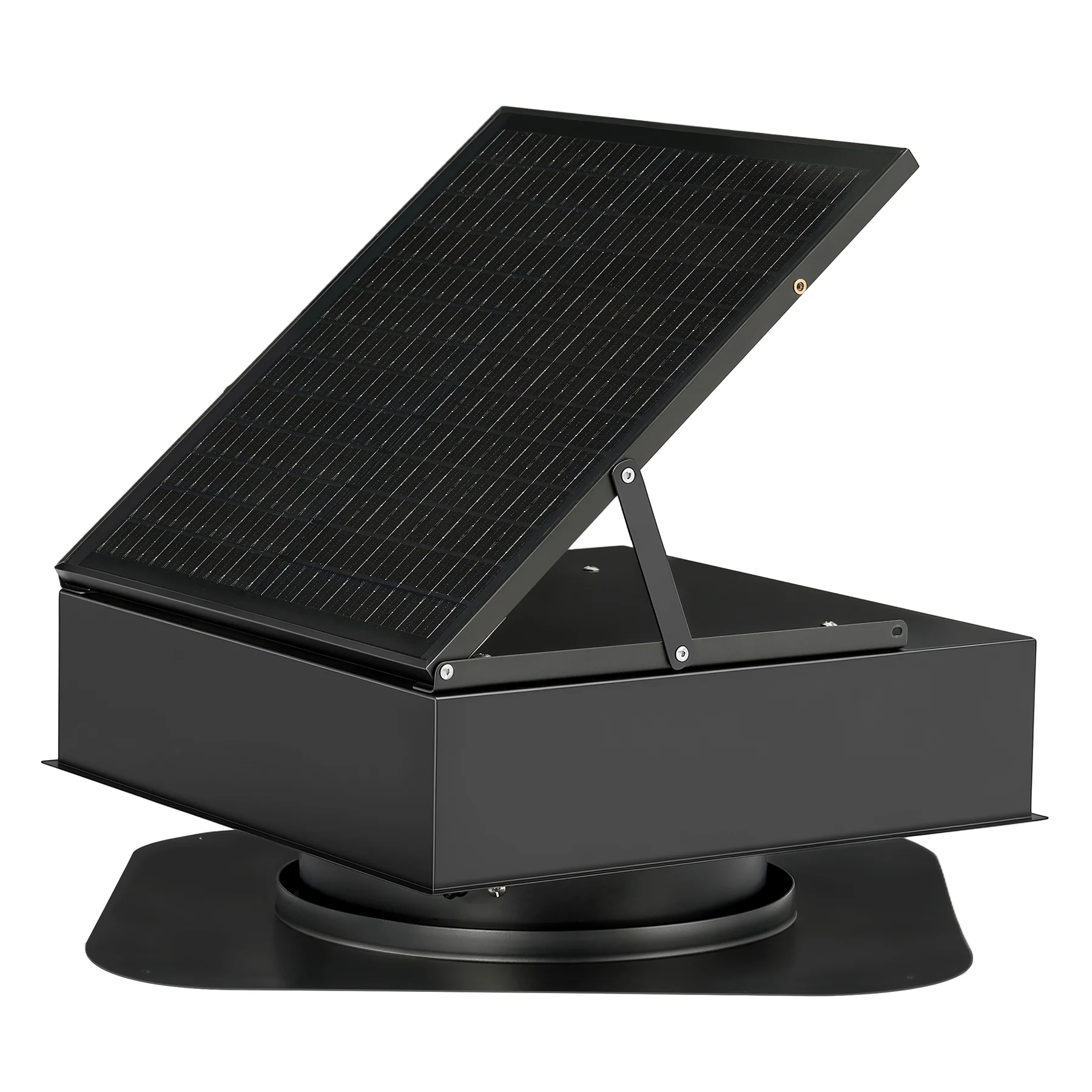 35W Solar Attic Fan, 2200 CFM Smart Roof Vent Built-in Temperature Sensors(JBSF-320E) - Image 9