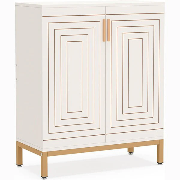31.49" Shoe Cabinet with Doors for 20 Pairs, 5 Tier Modern Freestanding Shoe Storage Organizer - Image 15