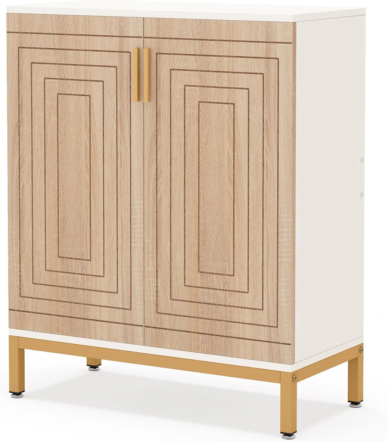 31.49" Shoe Cabinet with Doors for 20 Pairs, 5 Tier Modern Freestanding Shoe Storage Organizer - Image 22
