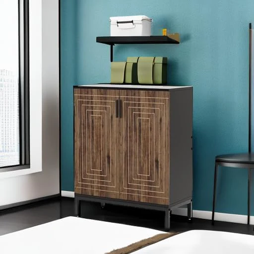 31.49" Shoe Cabinet with Doors for 20 Pairs, 5 Tier Modern Freestanding Shoe Storage Organizer - Image 3