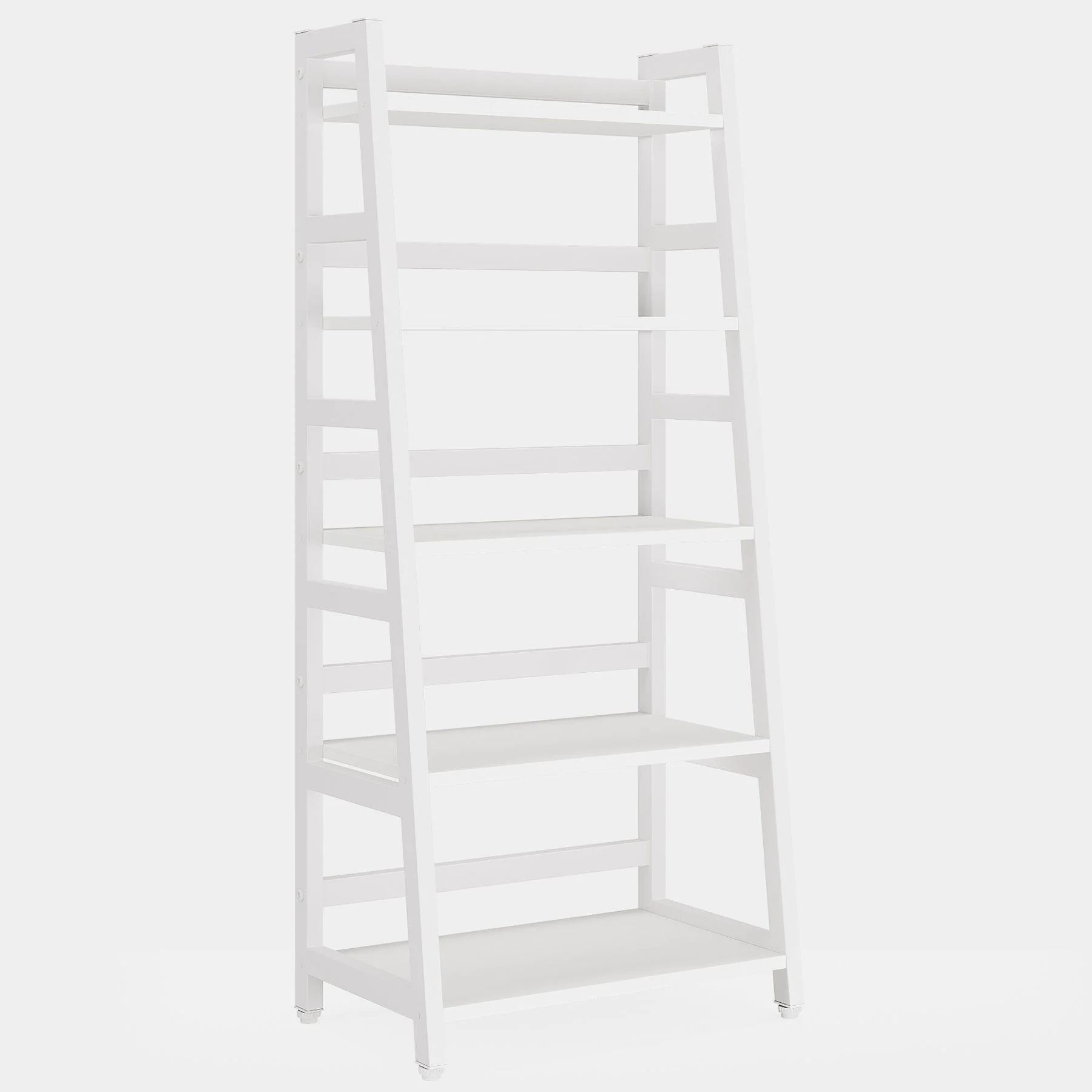 5-Tier Bookshelf, Ladder Bookcase Etagere Storage Shelf - Image 9