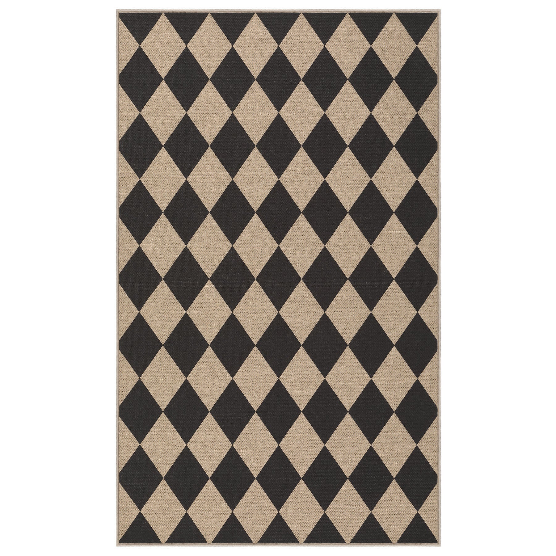 3x5/5x7 Checkered Easy Jute Area Rug, Farmhouse Non-Slip Washable Carpet, Oeko-Tex Certified - Image 10