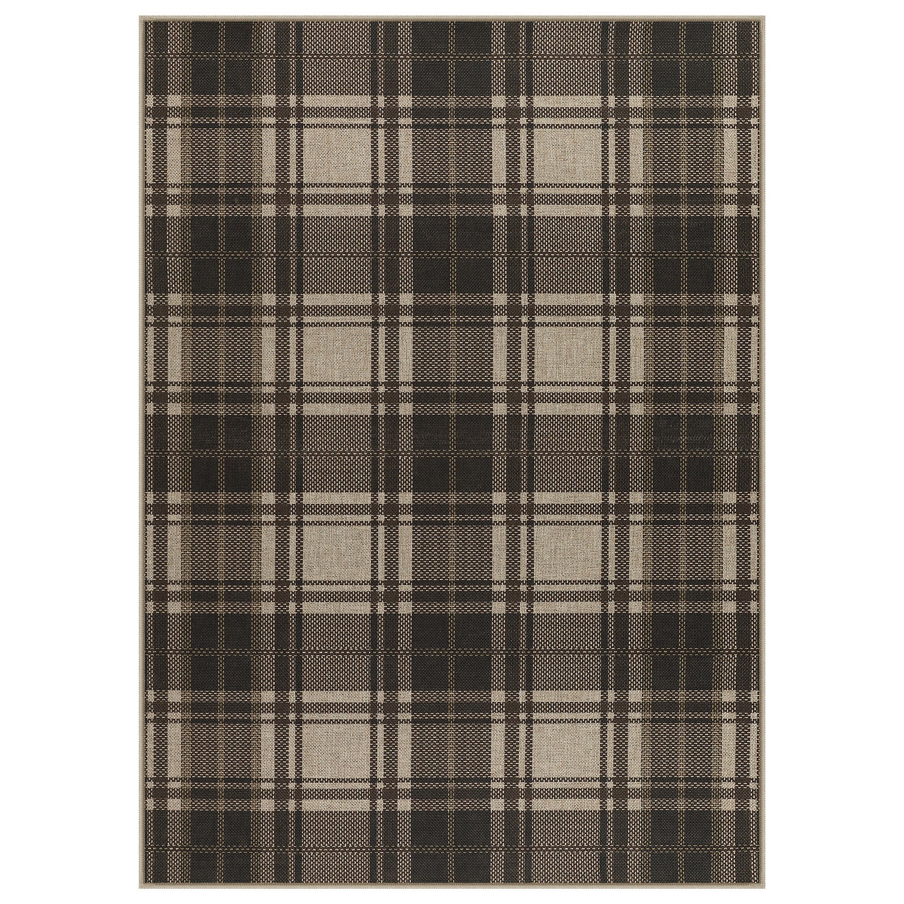 3x5/5x7 Plaid Easy Jute Washable Area Rug, Farmhouse Non-Slip Indoor Carpet for Porch Living Bedroom, Oeko-Tex Certified - Image 43