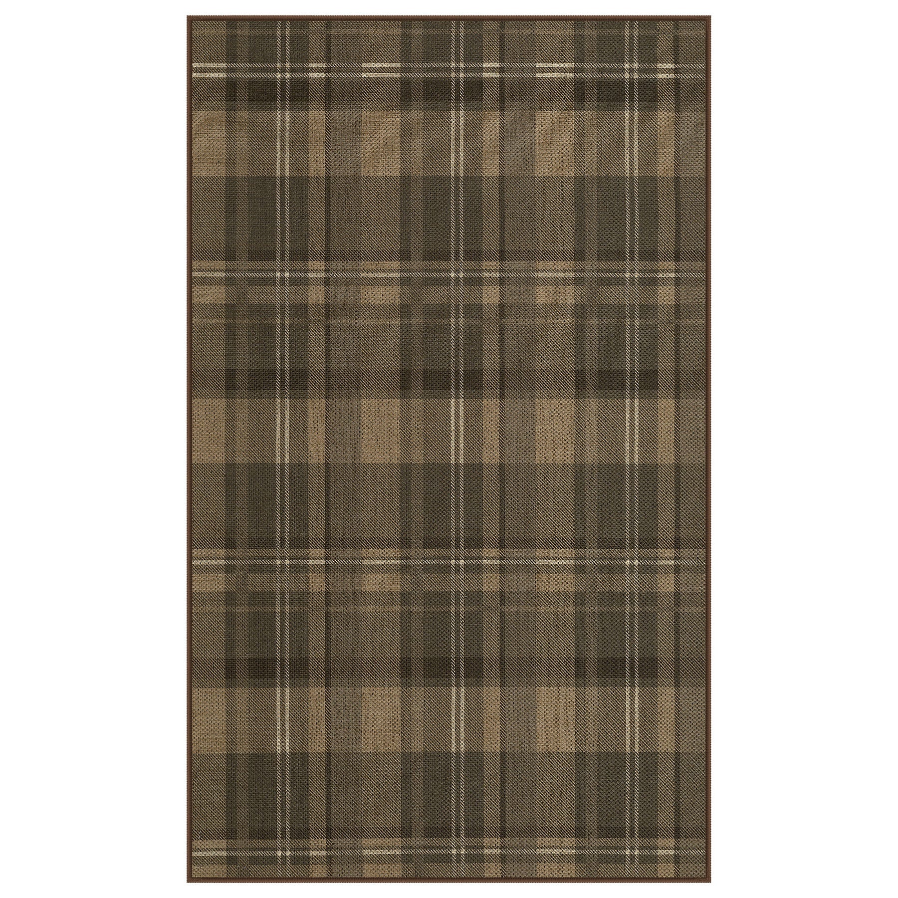 3x5/5x7 Plaid Easy Jute Washable Area Rug, Farmhouse Non-Slip Indoor Carpet for Porch Living Bedroom, Oeko-Tex Certified - Image 7