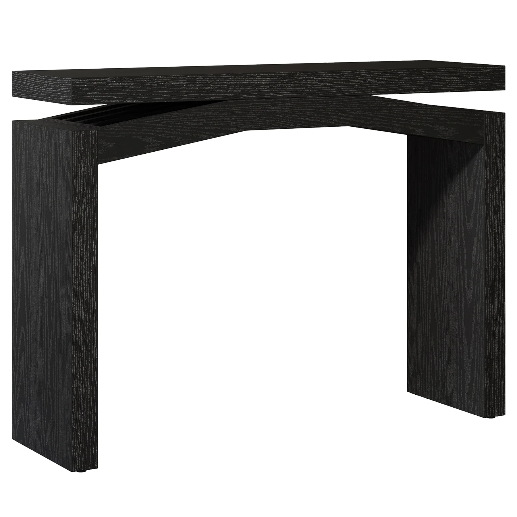 40" Farmhouse Console Table, Narrow Entryway Sofa Table with Hollow Design for Hallway, Foyer, or Living Room - Image 14