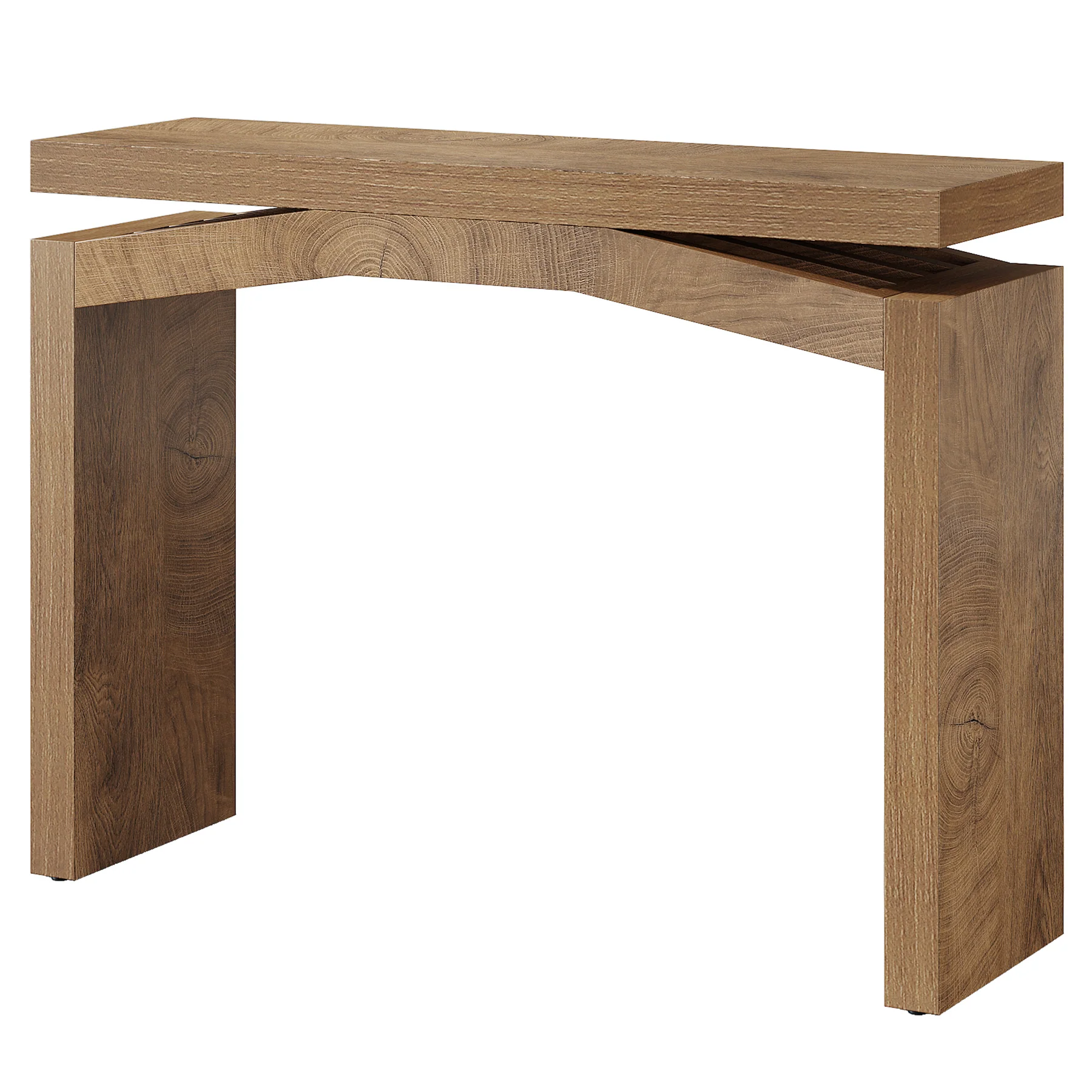 40" Farmhouse Console Table, Narrow Entryway Sofa Table with Hollow Design for Hallway, Foyer, or Living Room - Image 15