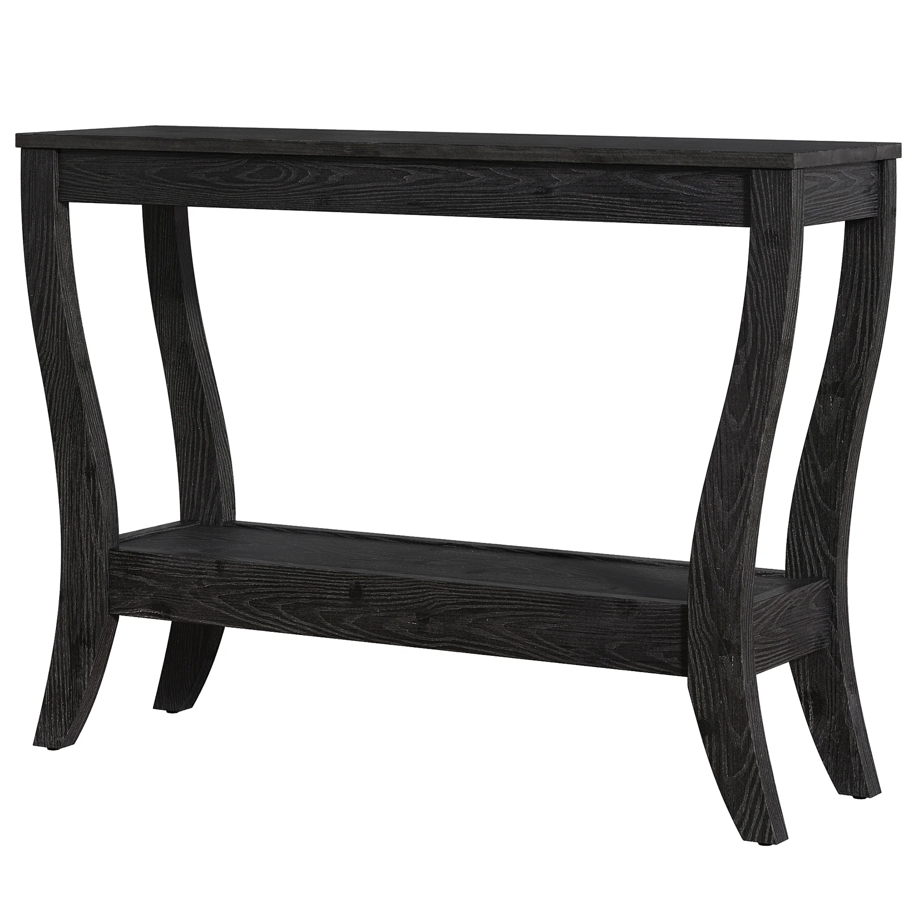 41.3" Solid Wood Console Table, Farmhouse Entryway Table With Storage - Image 12