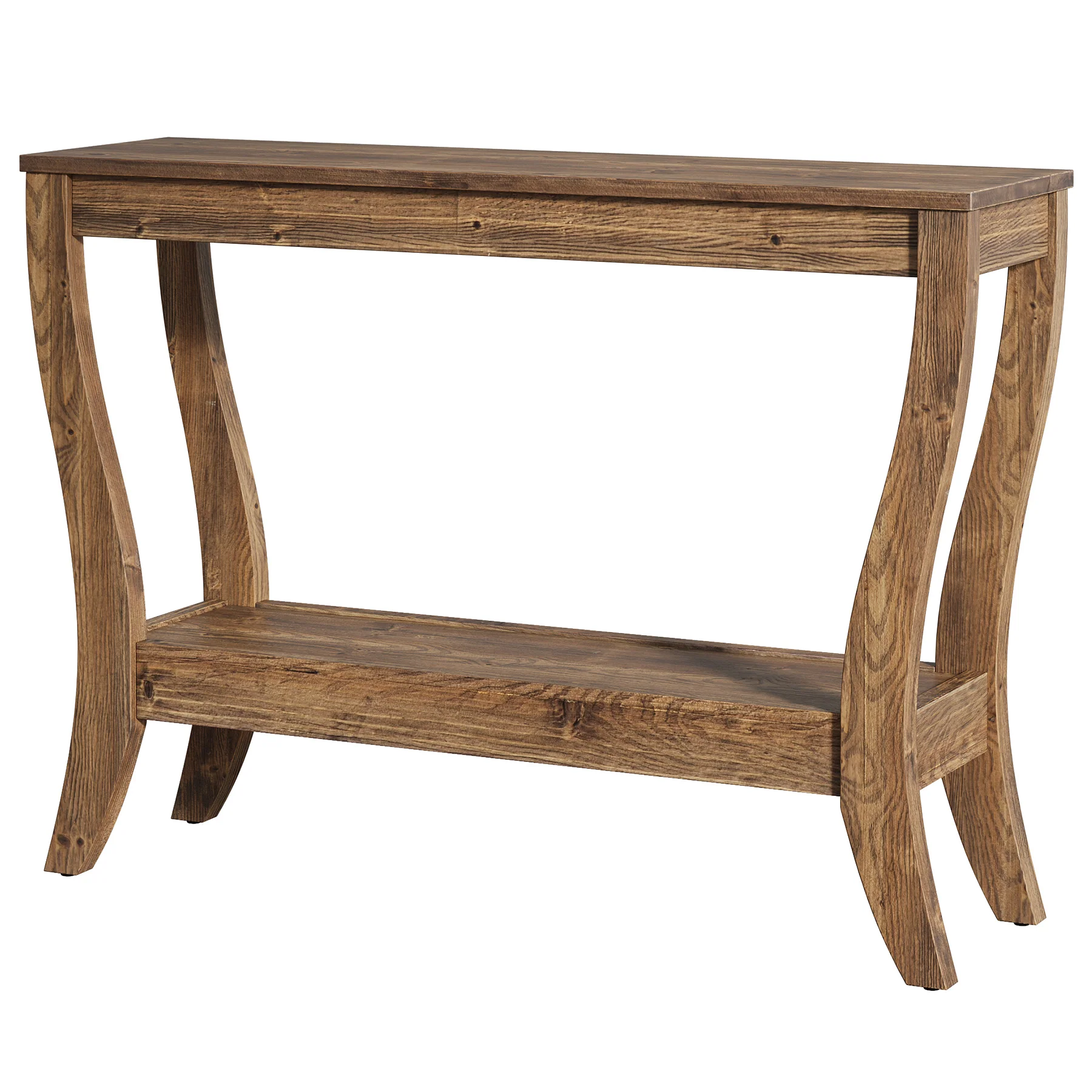 41.3" Solid Wood Console Table, Farmhouse Entryway Table With Storage - Image 13