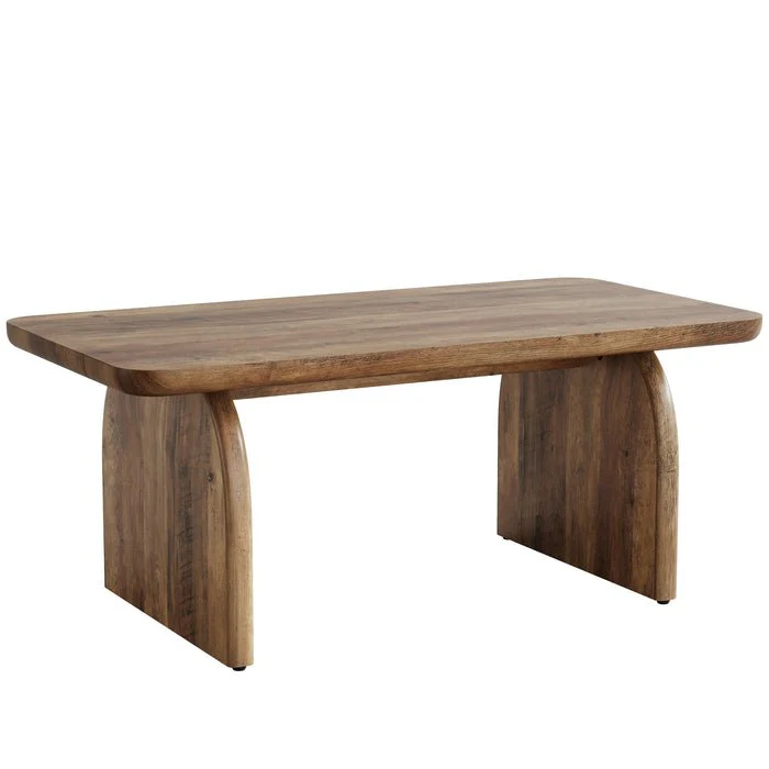 47" Farmhouse Coffee Table, Rectangular Wooden Center Table for Living Room - Image 19