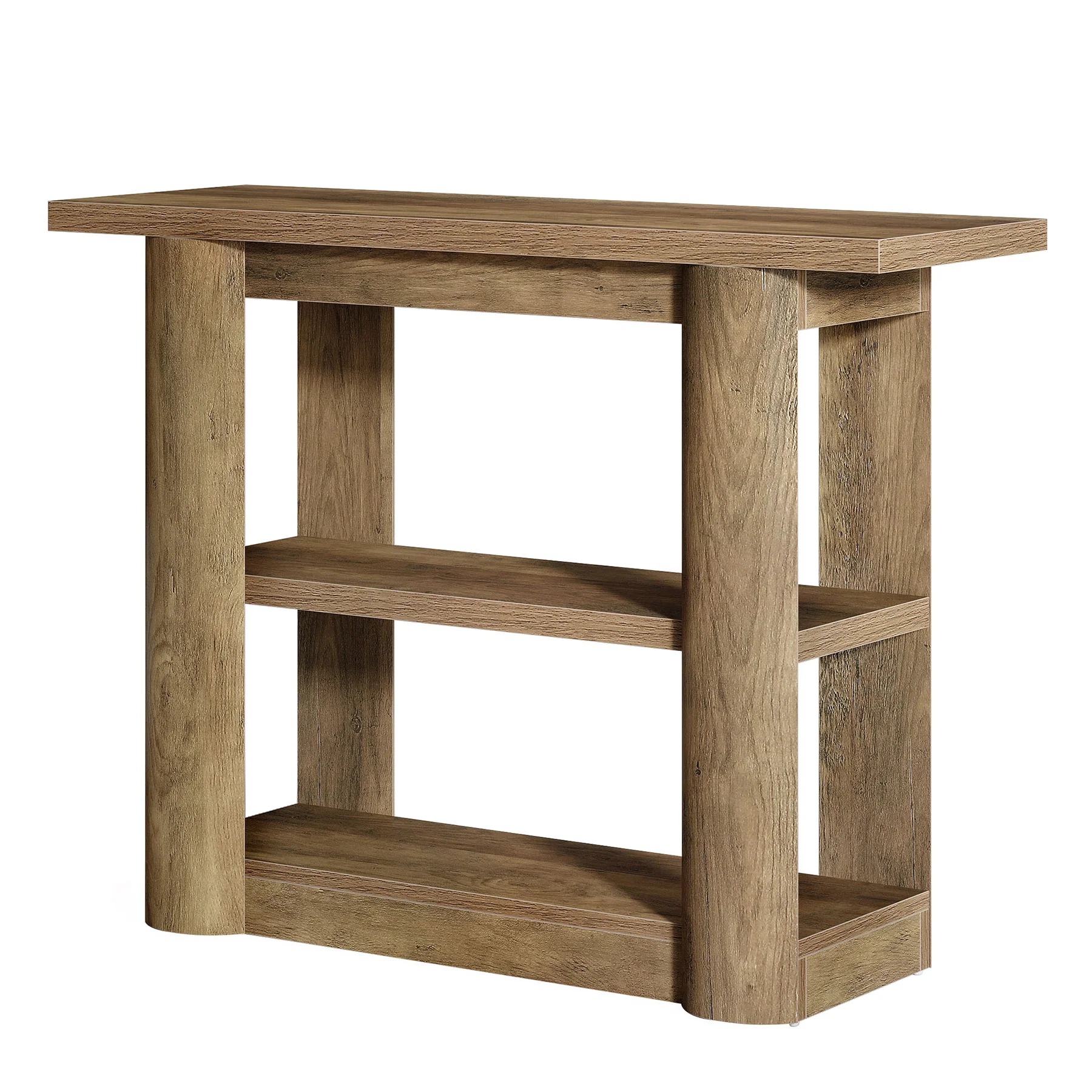 47" Narrow Console Table with Shelves, 3-Tier Entryway Sofa Table with Thick Frame for Hallway & Living Room - Image 8