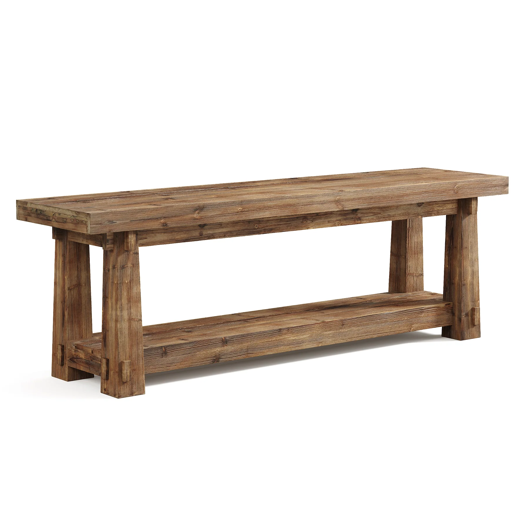 55" Entryway Bench, Foyer Bench with Shoe Storage for Hallway - Image 9