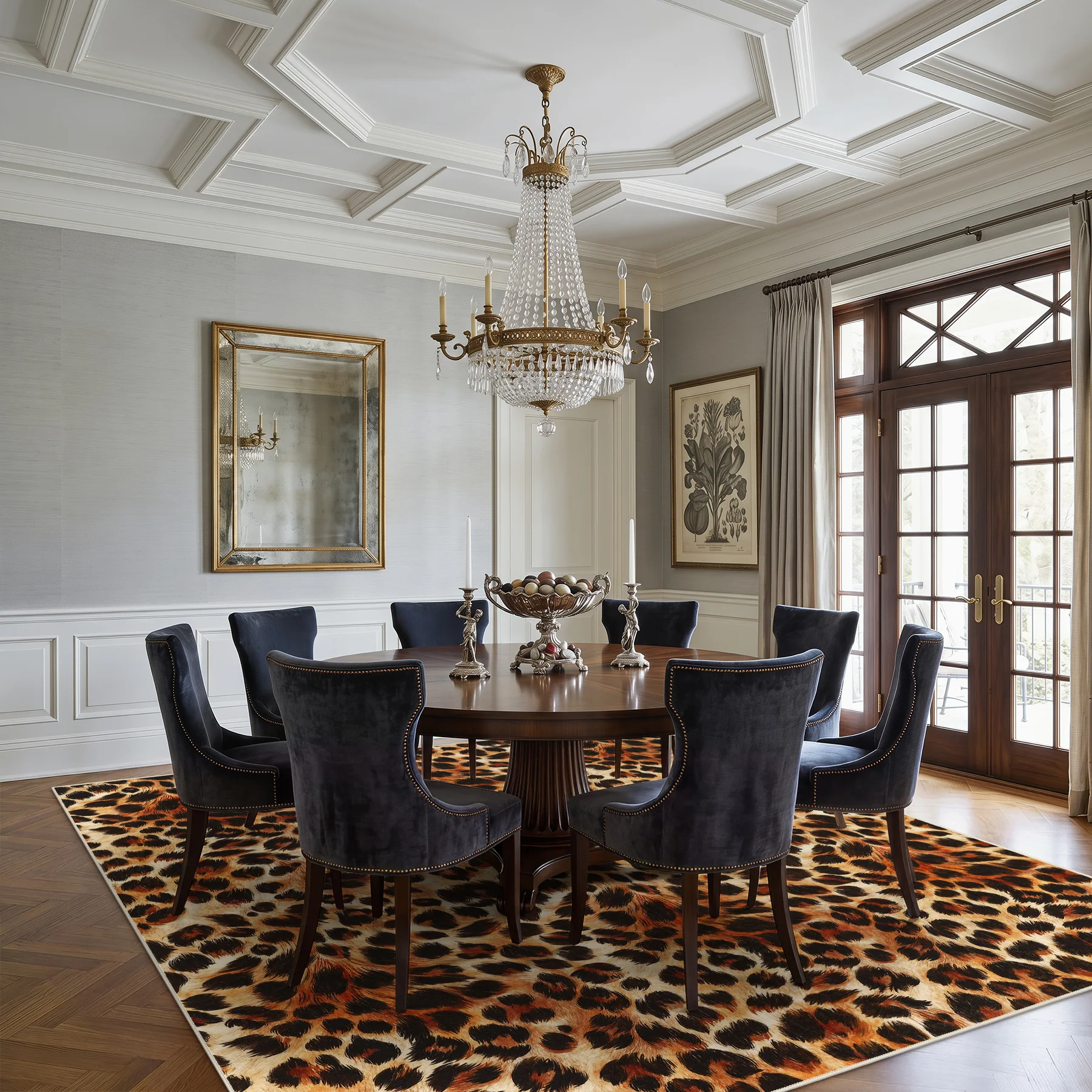 5x7/8x10 Leopard Print Area Rug, Animal Soft Carpet Machine Washable Cheetah Rug for Living Room, Oeko-Tex Certified - Image 23