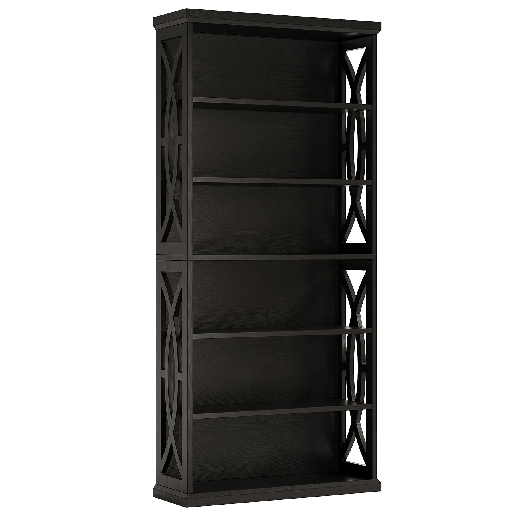 71" Wooden Bookshelf, 6-Tier Freestanding Bookcase Display Shelves - Image 13