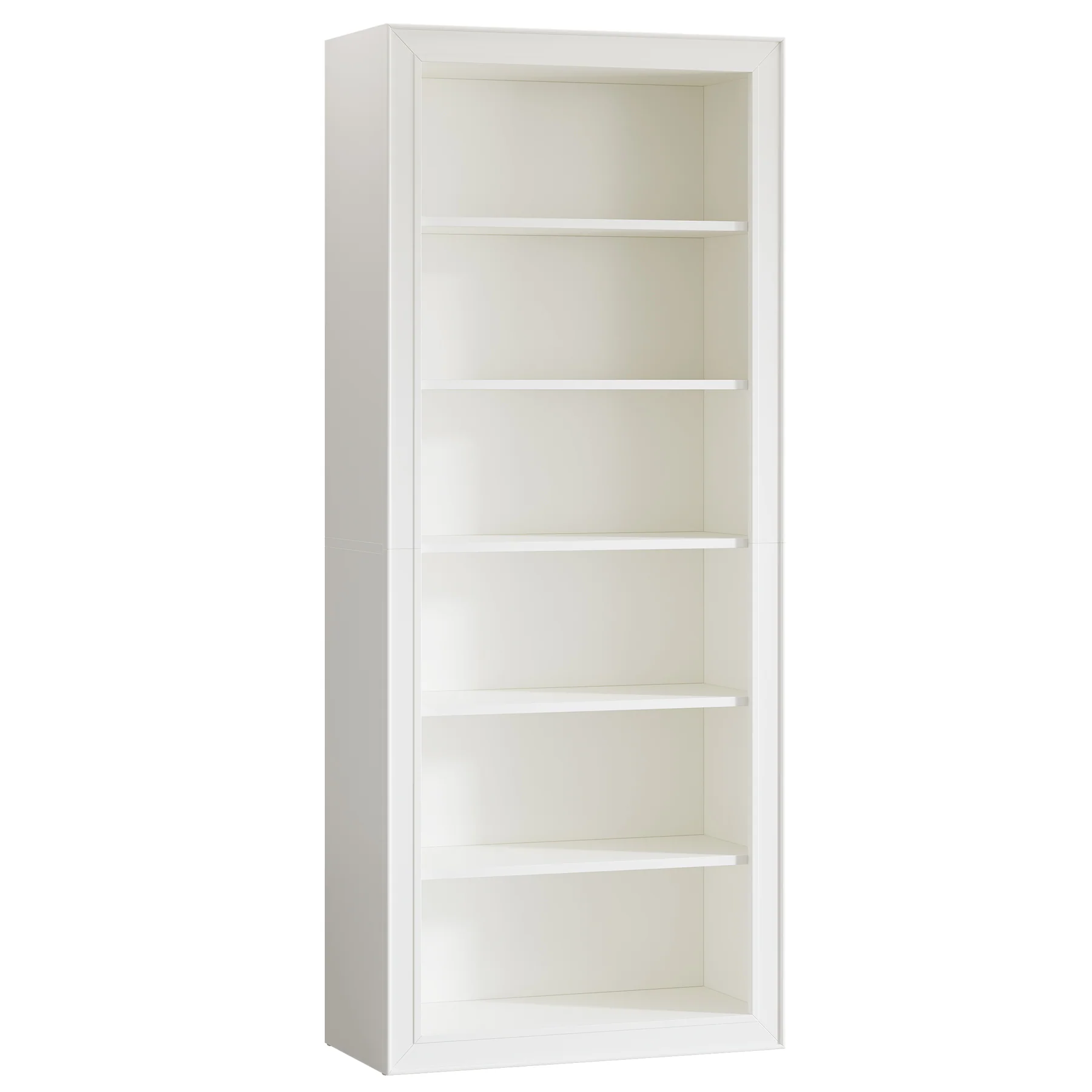 75" Bookcase, 6-Tier Modern Bookshelf Open Display Storage Shelves - Image 8