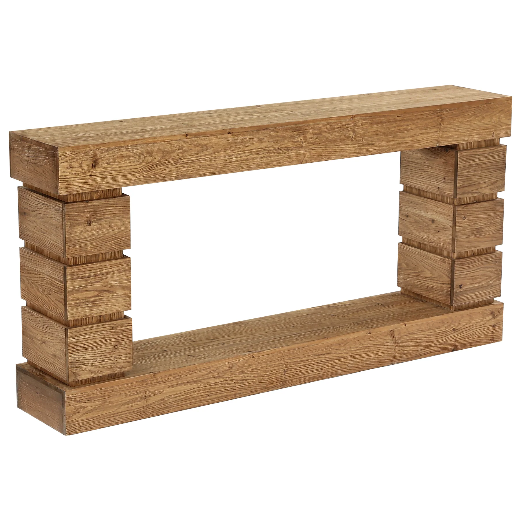 62.9" Solid Wood Console Table with Storage Shelf, Narrow Entryway Sofa Table for Hallway or Living Room - Image 10