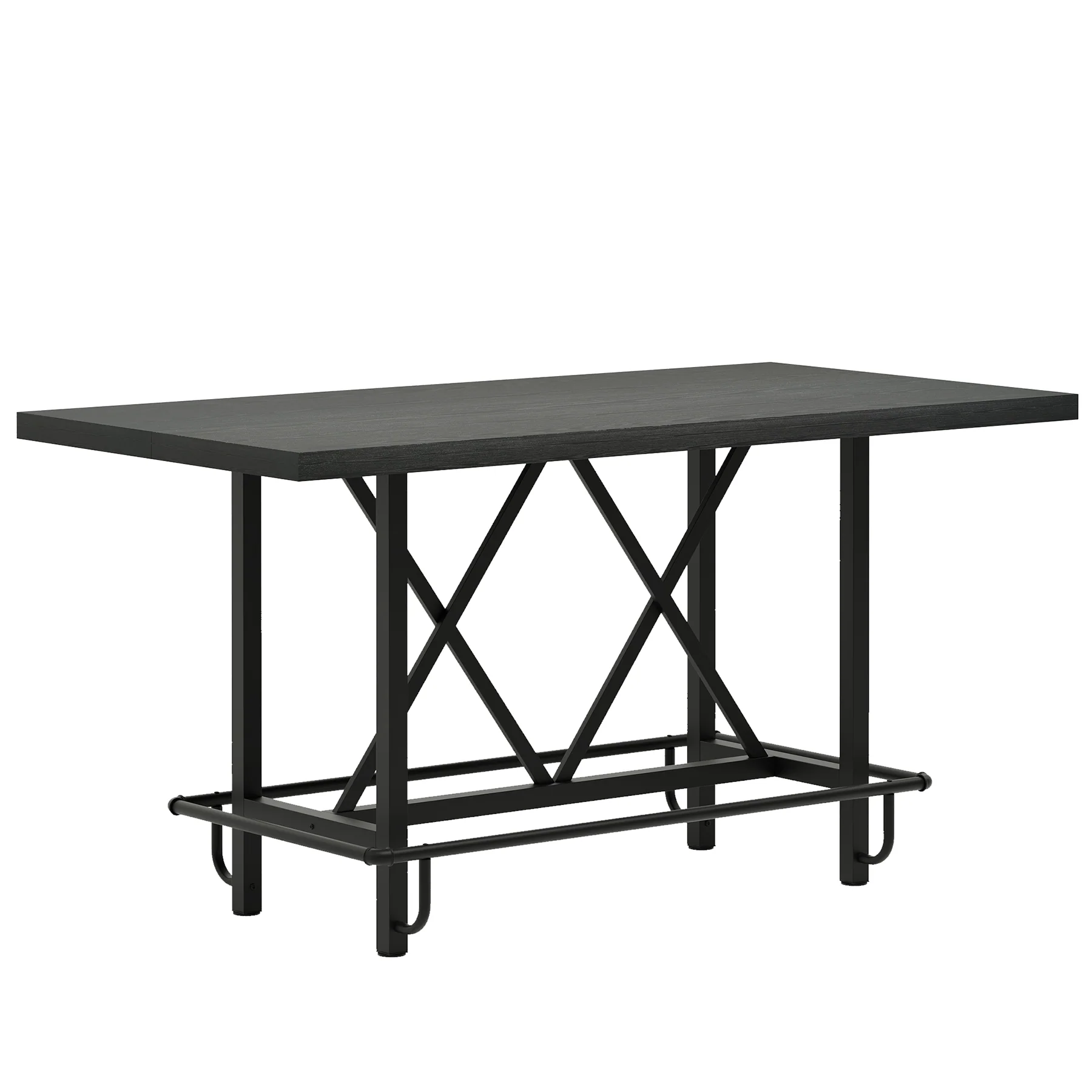 62.99" Counter Height Bar Table, Rectangular Farmhouse Pub Table for Kitchen or Dining Area - Image 21