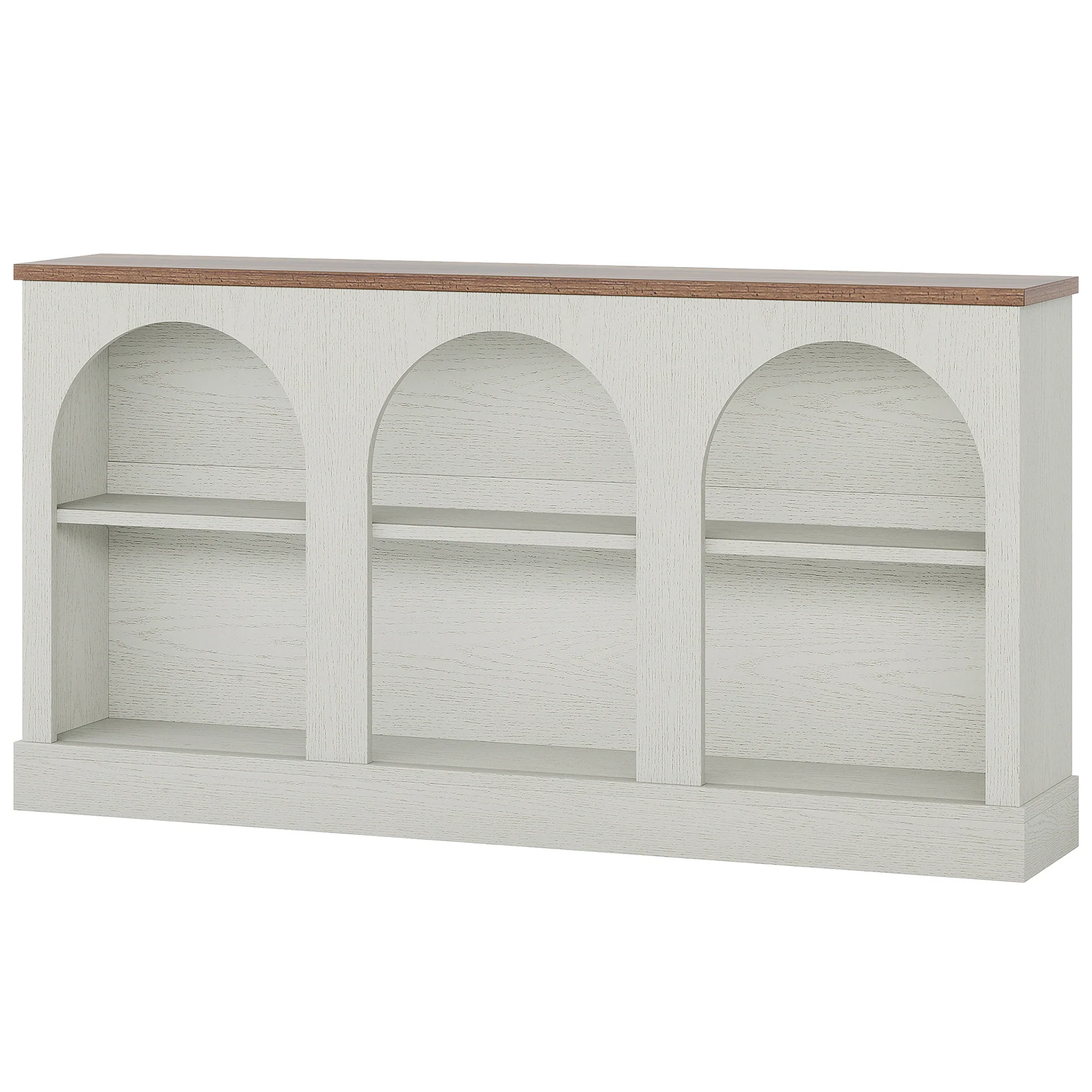 62.99“ Farmhouse TV Stand with Storage Cabinets, Media Console for Up to 65-Inch TV - Image 13