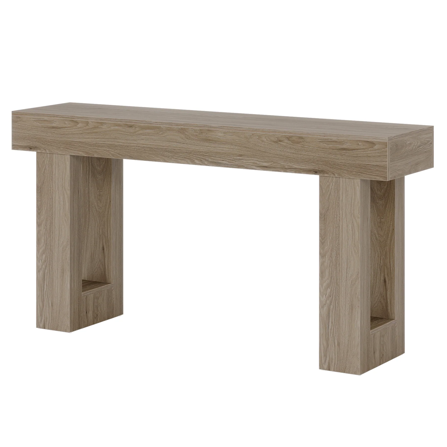 63" Farmhouse Console Table, Long Rectangular Sofa Table for Entryway - Image 13