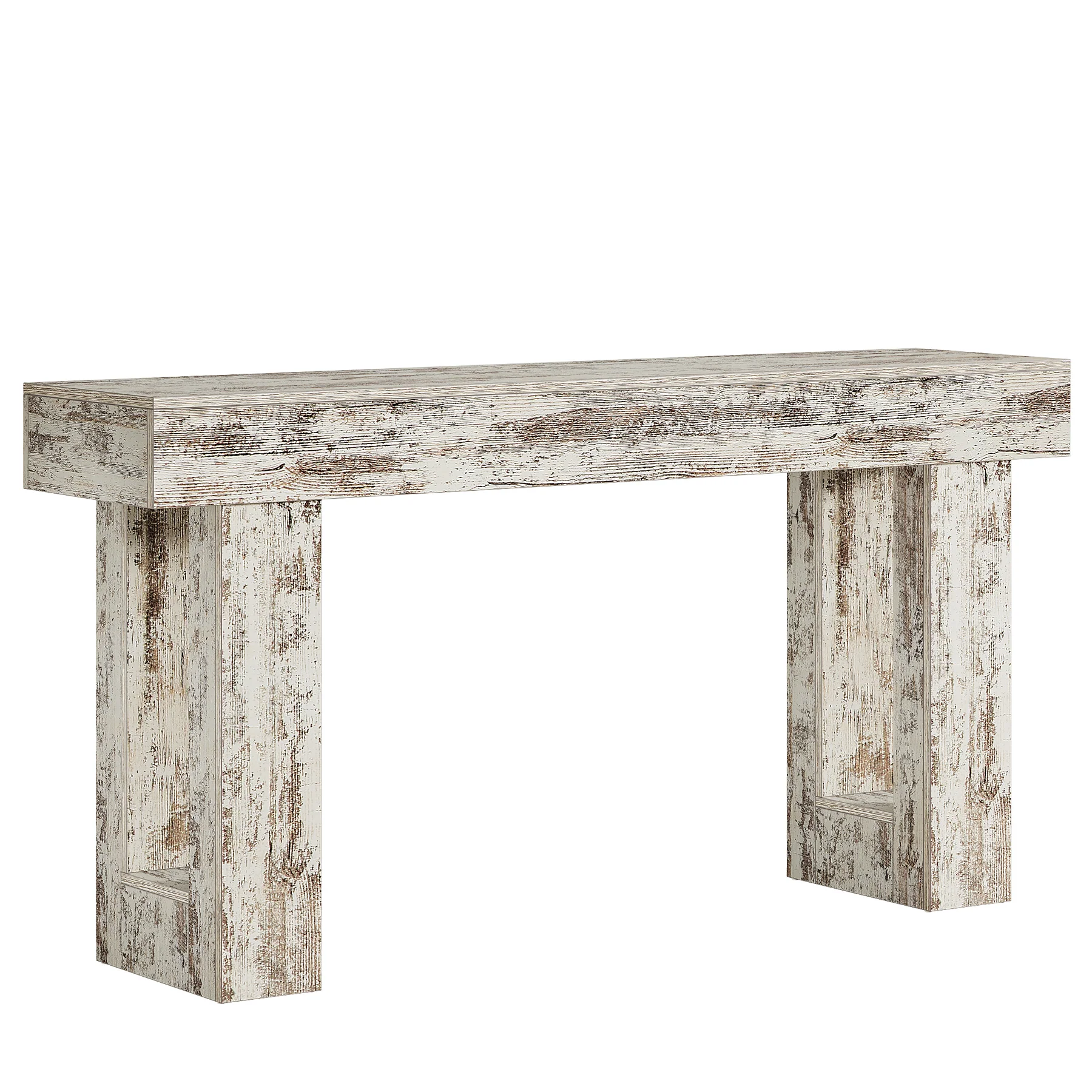 63" Farmhouse Console Table, Long Rectangular Sofa Table for Entryway - Image 19