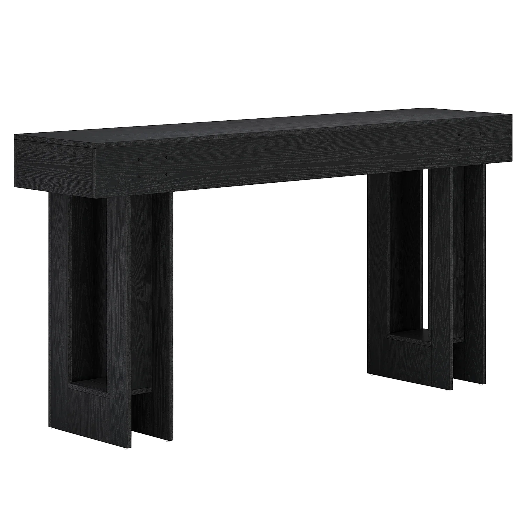 63" Farmhouse Console Table, Long Rectangular Sofa Table for Entryway - Image 7