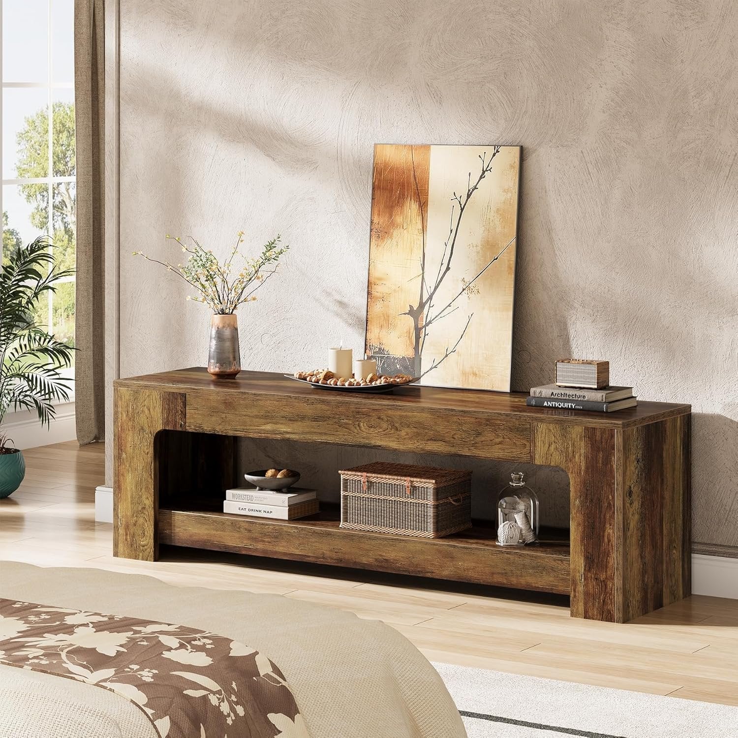 63" TV Stand, Entertainment Center Television Console for up to 75-Inch TVs - Image 3