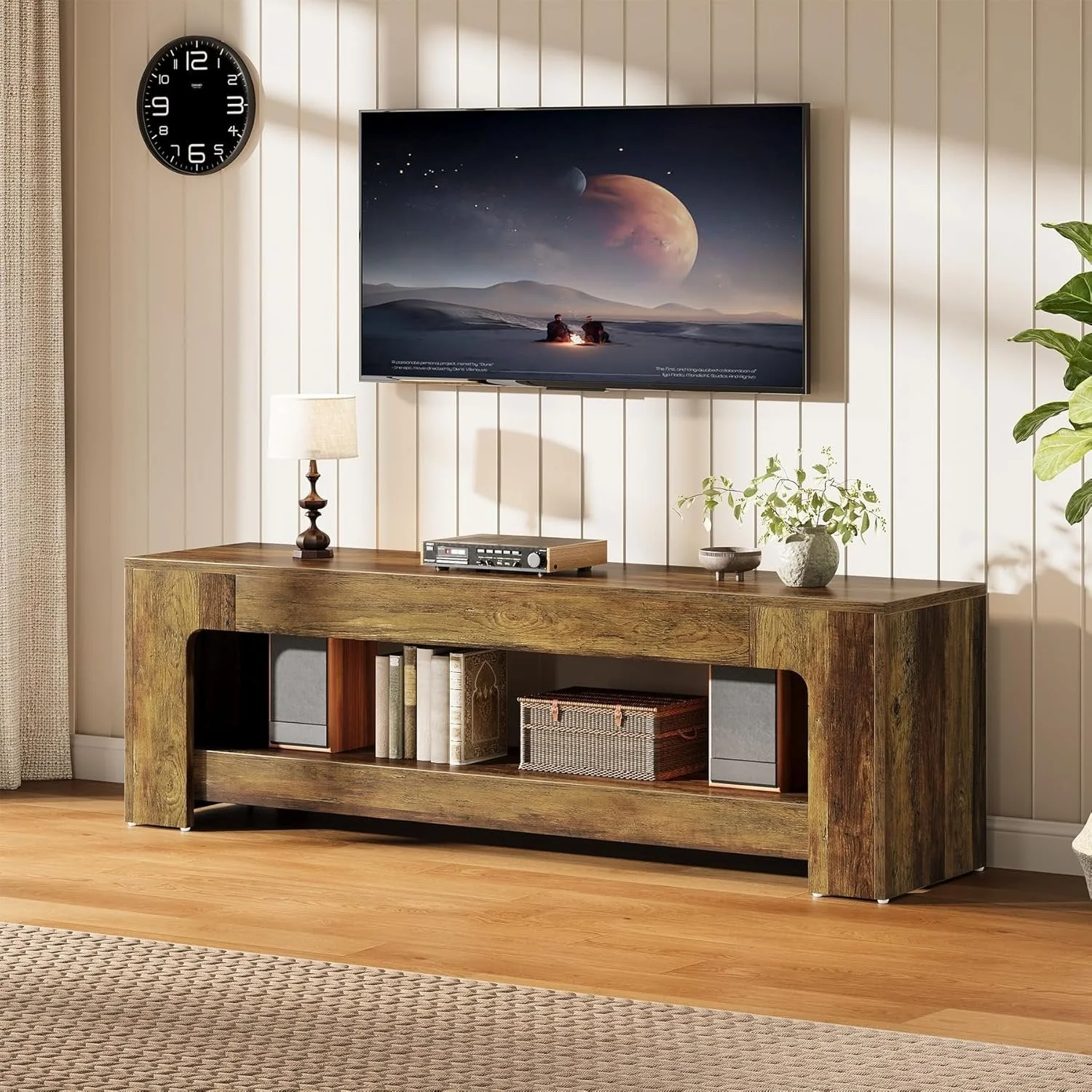 63" TV Stand, Entertainment Center Television Console for up to 75-Inch TVs - Image 8
