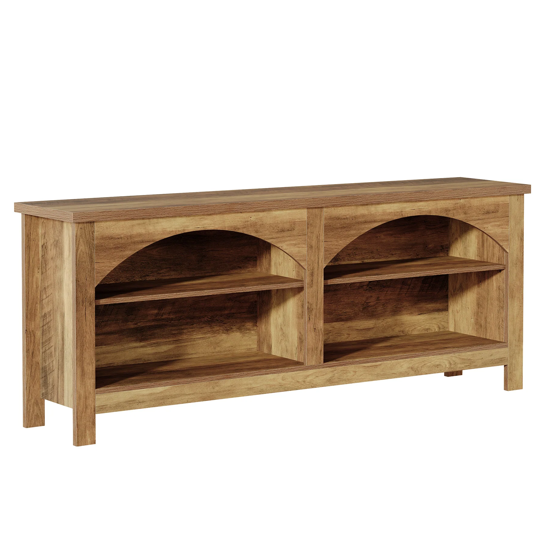 63" Farmhouse Console Table, Entryway Hallway Table with Storage - Image 9
