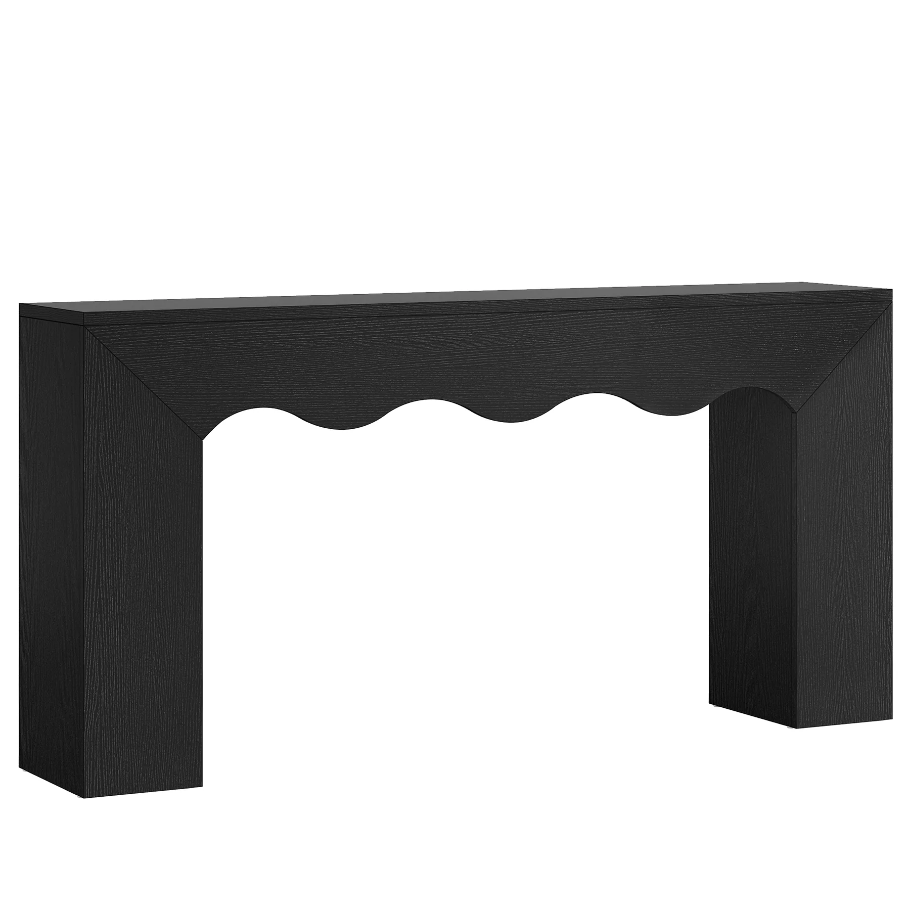 63" Console Table, Wooden Sofa Table Entryway Table with Storage - Image 10