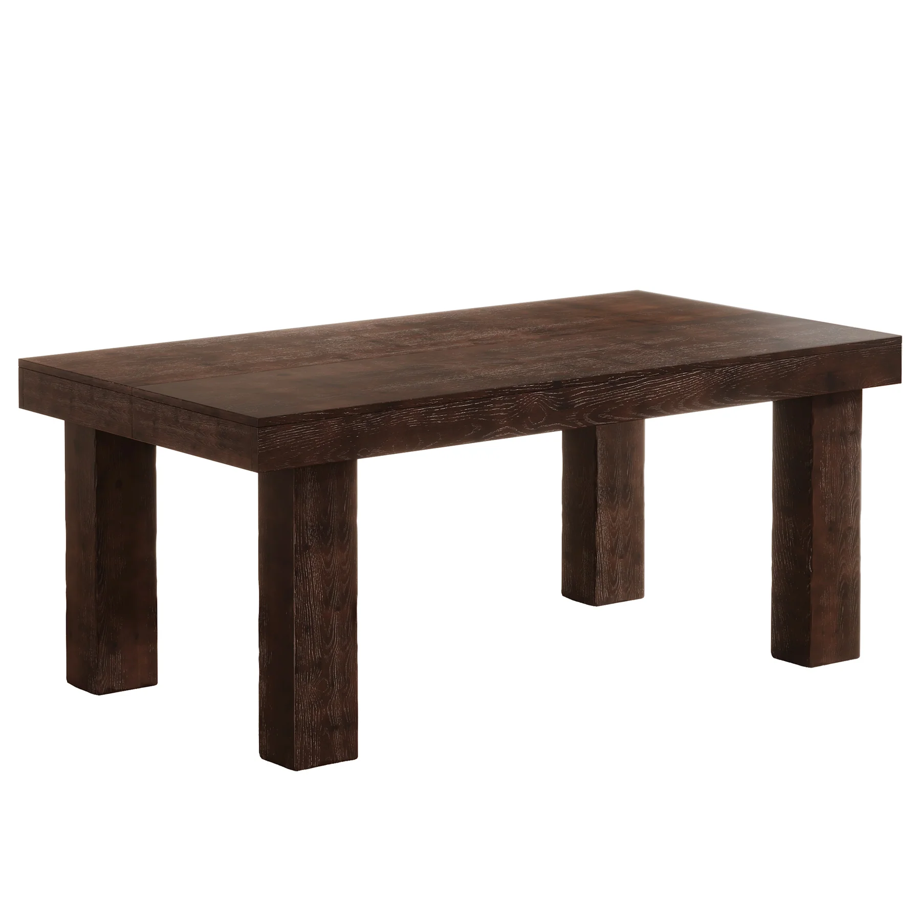 63" Executive Desk, Solid Wood Home Office Computer Desk with Sturdy Wooden Legs - Image 11
