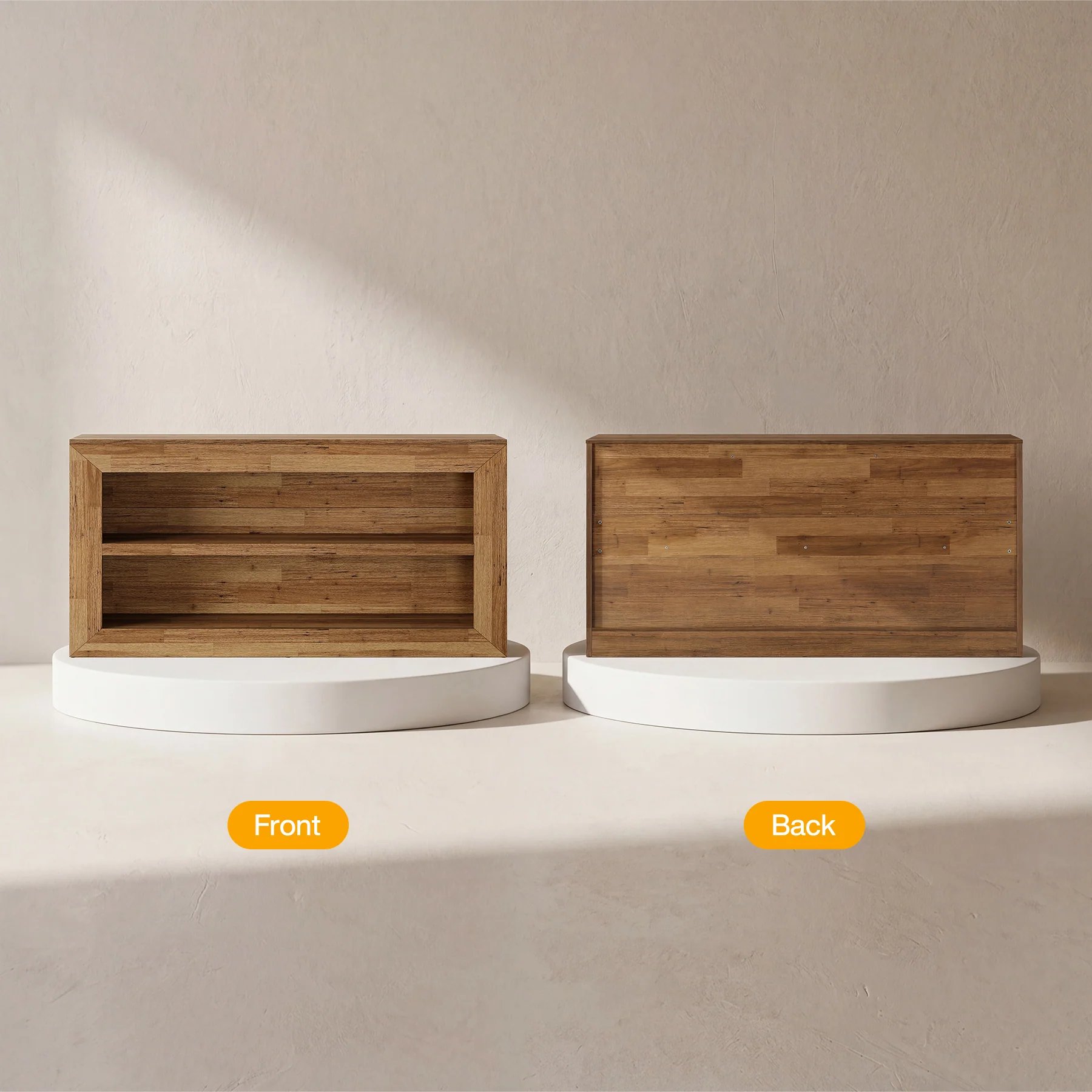 63-Inch Wooden Console Table, Narrow Entryway Table with 2-Tier Open Storage for Hallway - Image 5