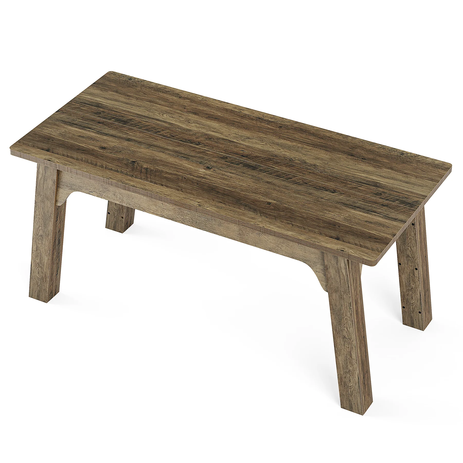 63" Rectangular Dining Table for 4-6, Modern Farmhouse Kitchen Table with Heavy-Duty Legs - Image 7