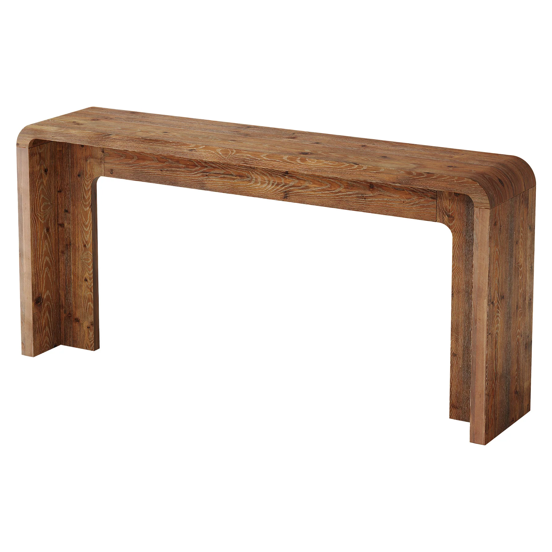 63" Solid Wood Console Table, Narrow Farmhouse Entryway & Sofa Table for Behind Couch or Hallway - Image 8