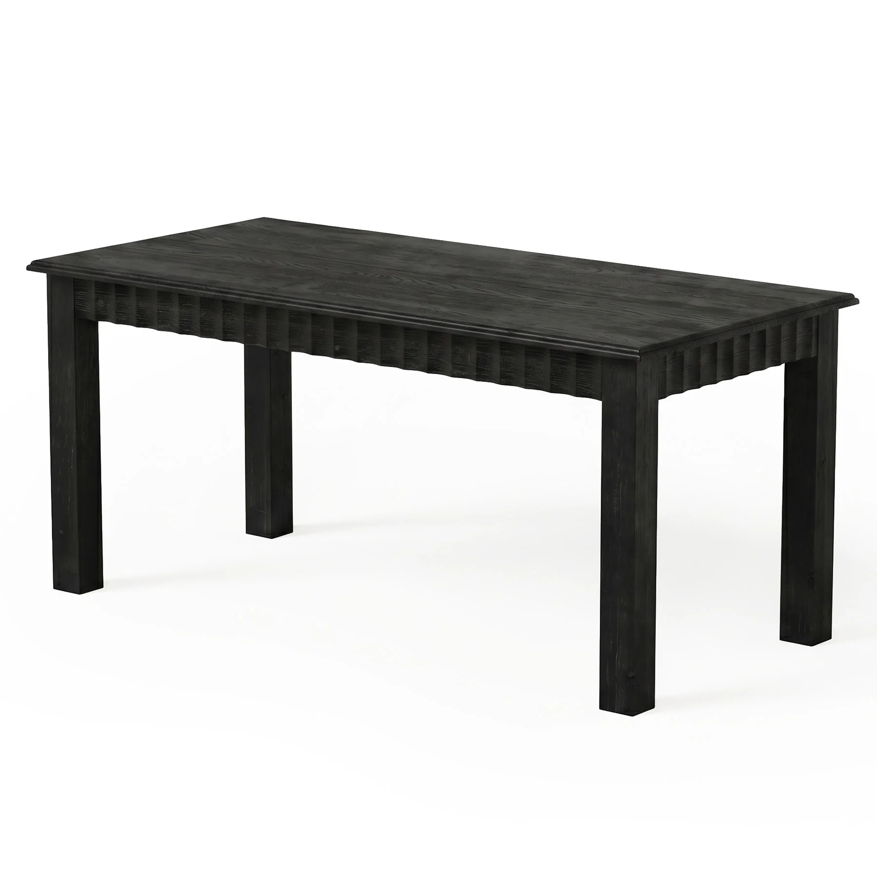 Solid Wood Computer Desk, 63 Inch Home Office Desk with Sturdy Wood Legs - Image 10