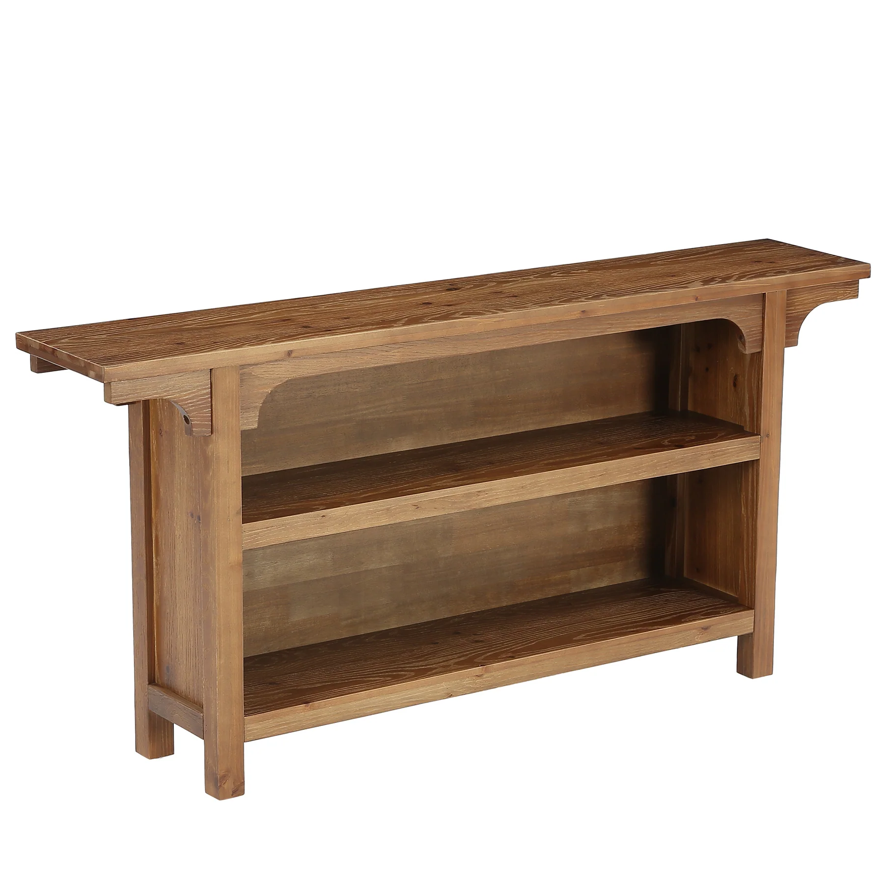 63" Console Table, 3-Tier Narrow Sofa Table with Storage Shelves for Hallway - Image 10