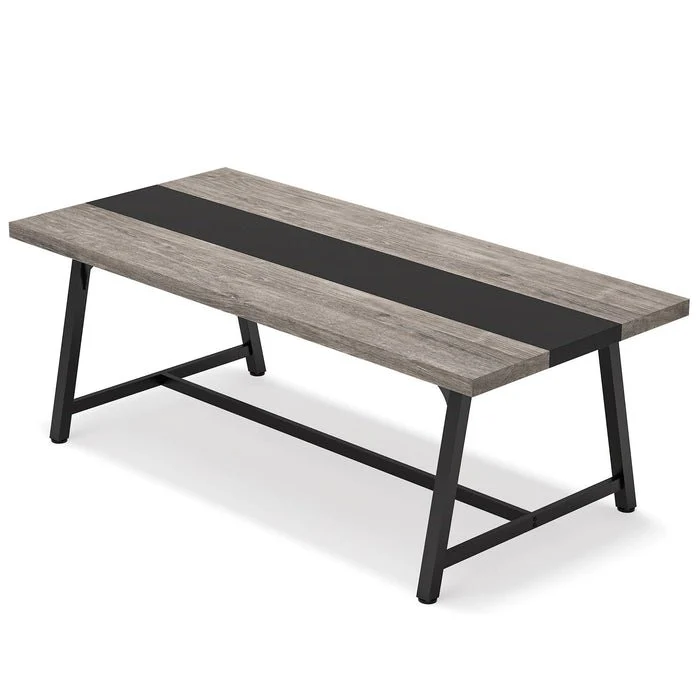 70.86" Executive Office Desk with Large Tabletop, Modern Computer Desk - Image 21