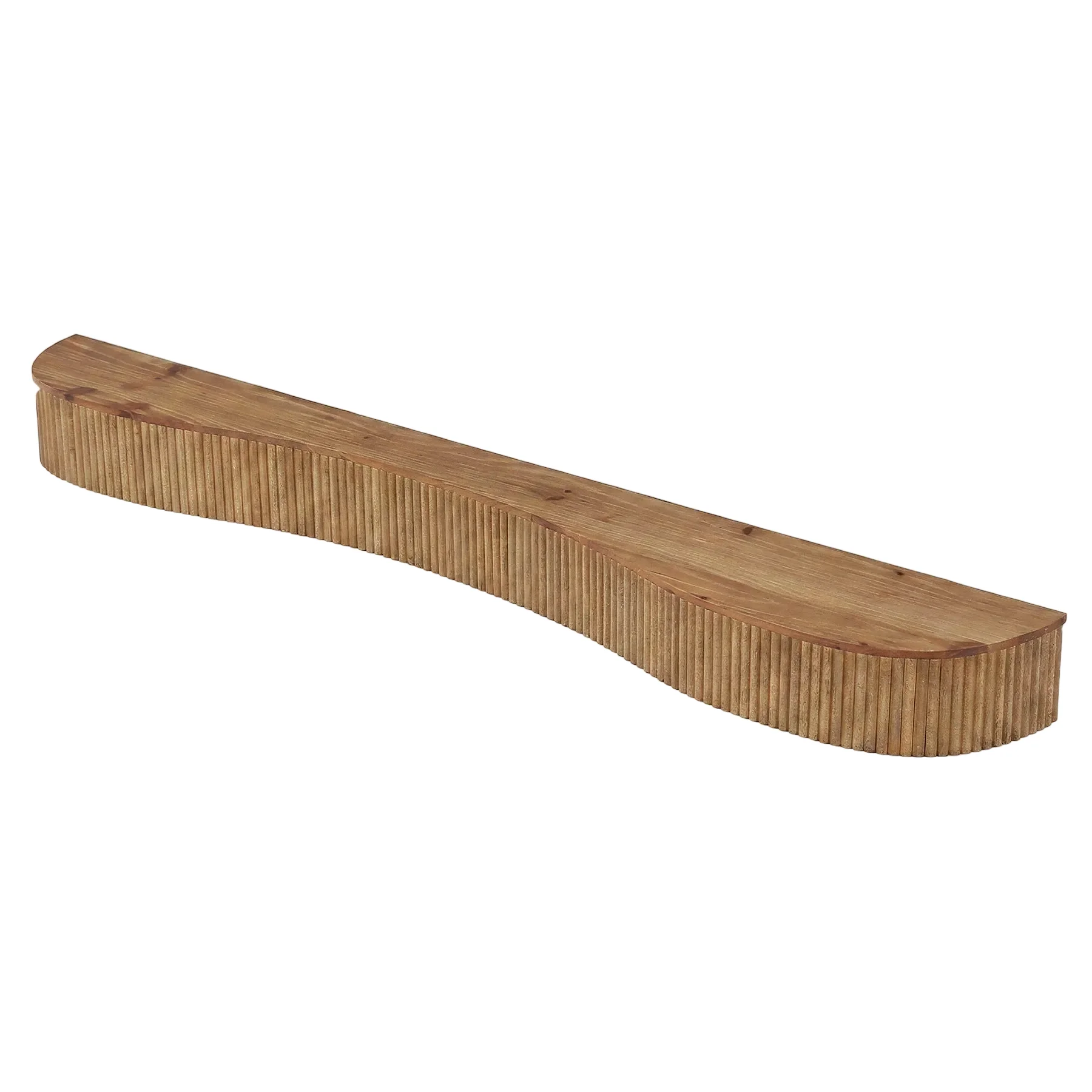 70.87" Wood Fireplace Mantel Shelf, Floating Display Shelf for Living Room - Image 10