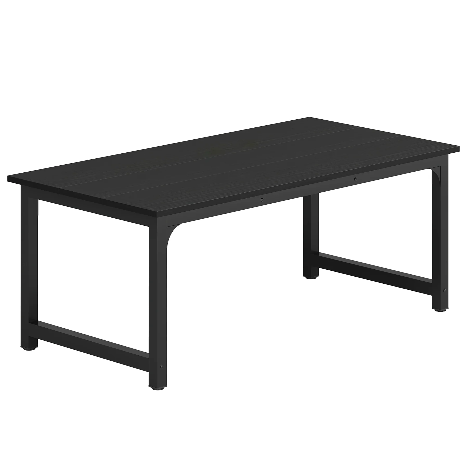 63" Rectangular Dining Table for 6–8 People, Industrial Wood Kitchen Table - Image 25