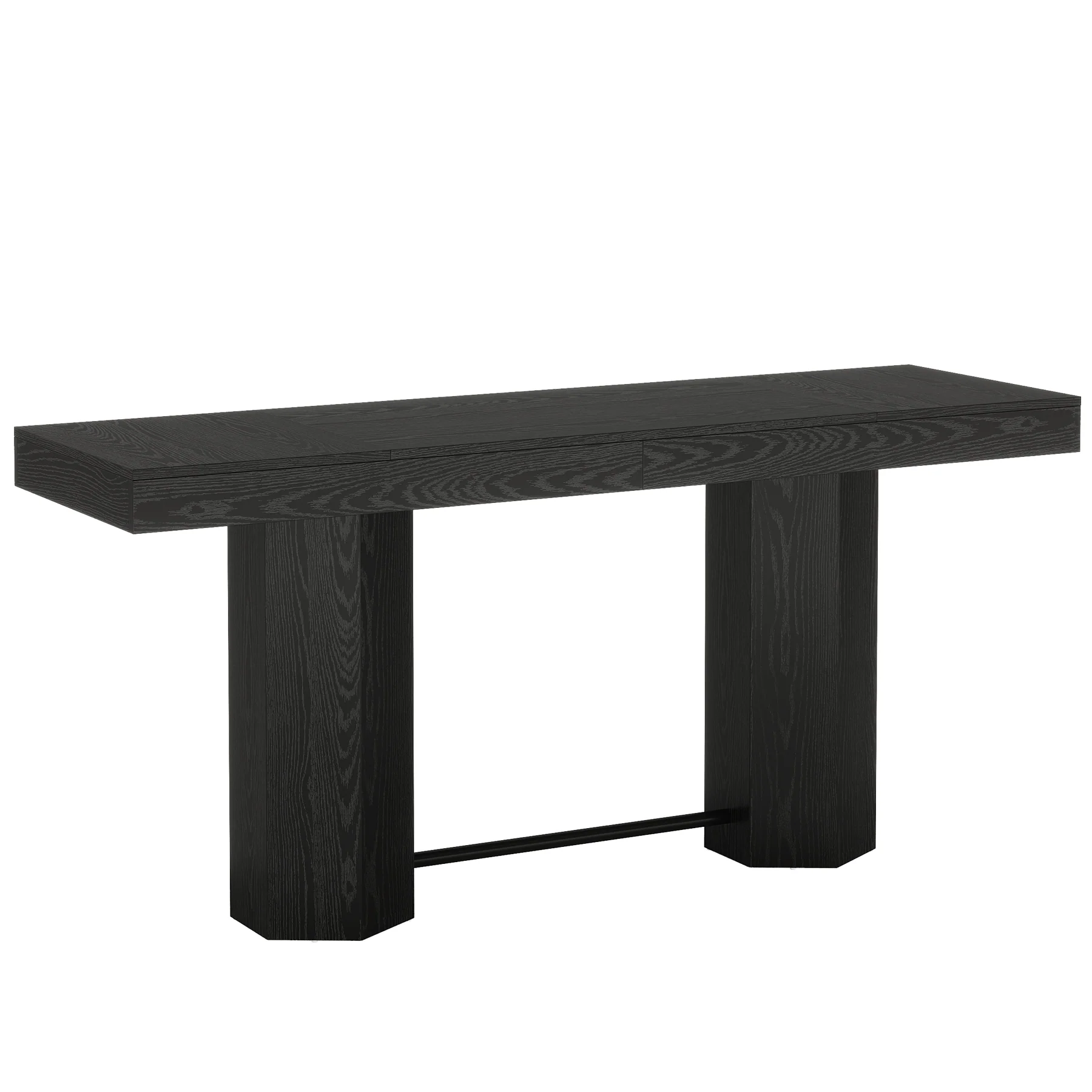 70.9" Home Bar Table, Counter Height Pub Table with Sturdy Base - Image 10