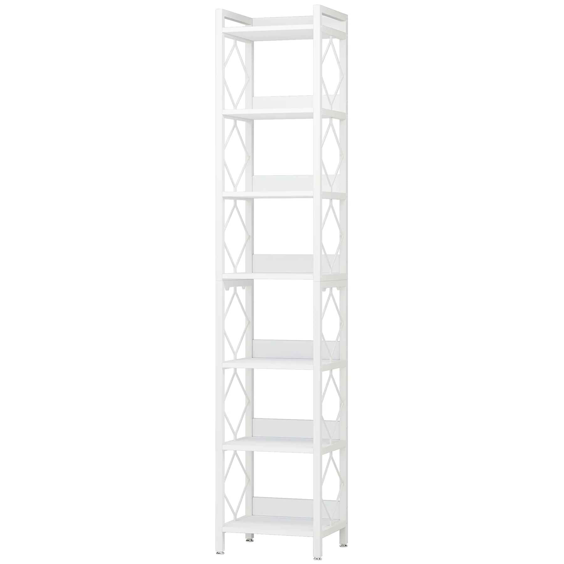 78.7” Tall Narrow Bookshelf, Slim Display Shelf for Home Office & Small Areas - Image 22