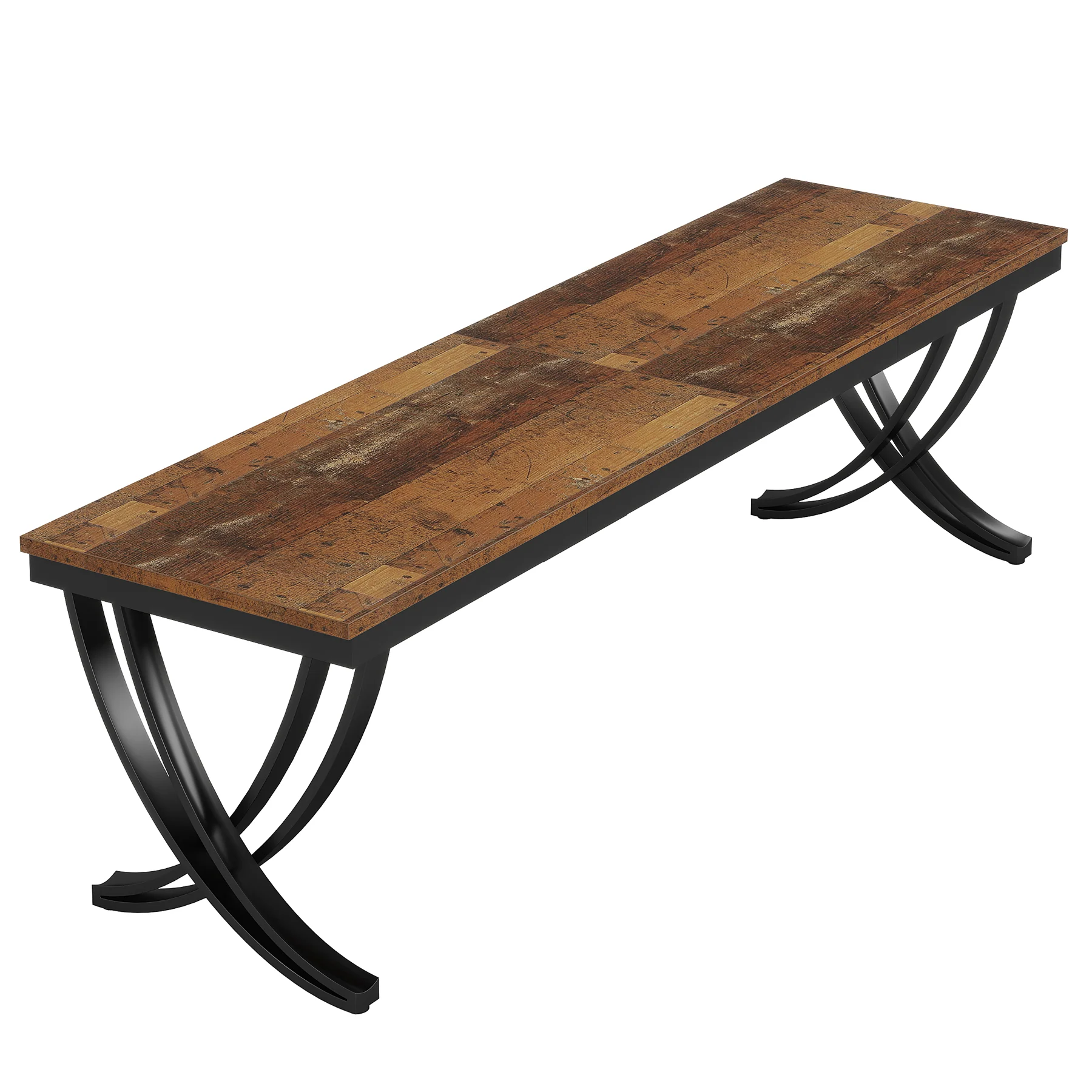 78.74“ Rectangular Dining Table for 6-8, Large Wooden Farmhouse Table - Image 29