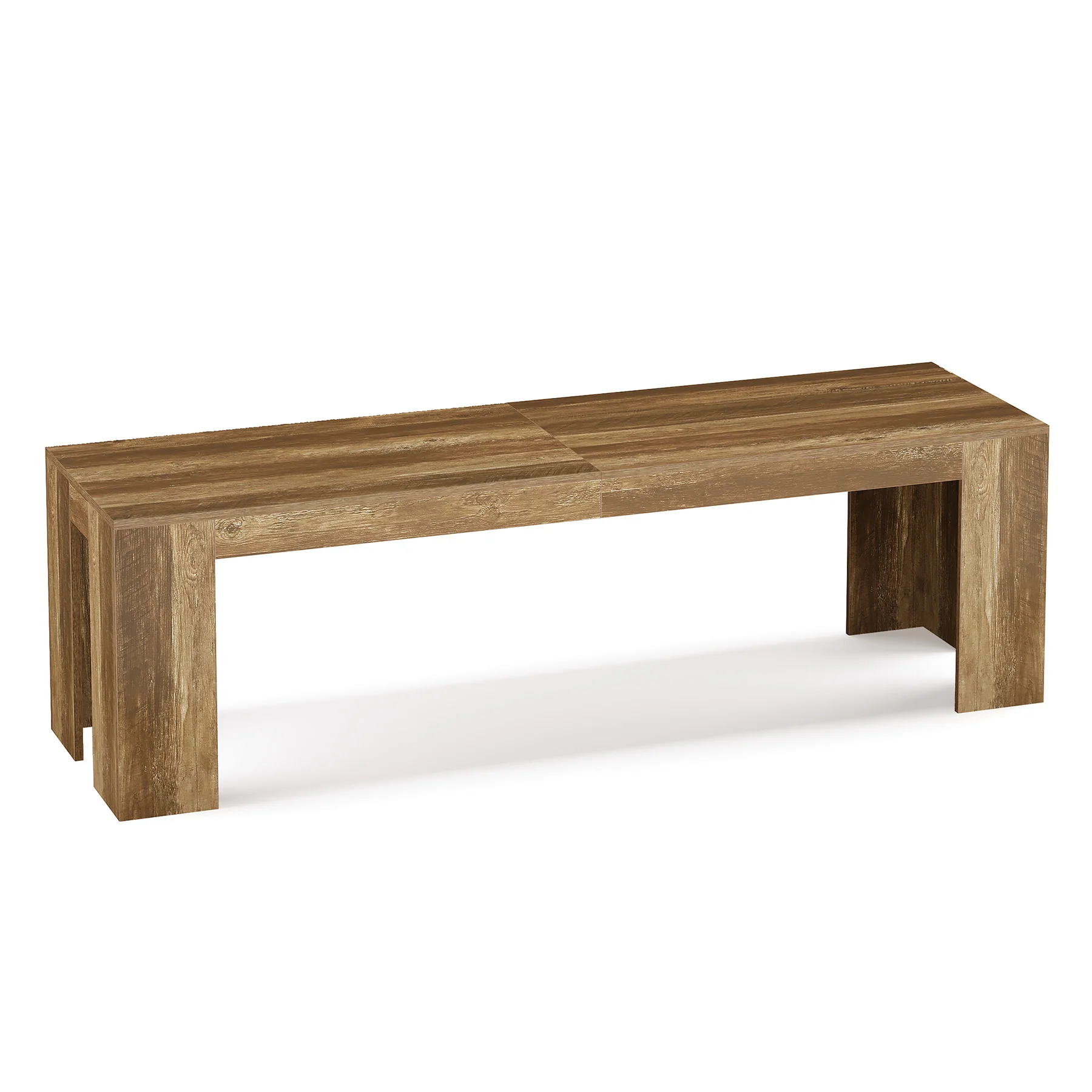 86.6" Long Dining Table, Rectangular Kitchen Table with Sturdy Legs for 6-8 People - Image 10