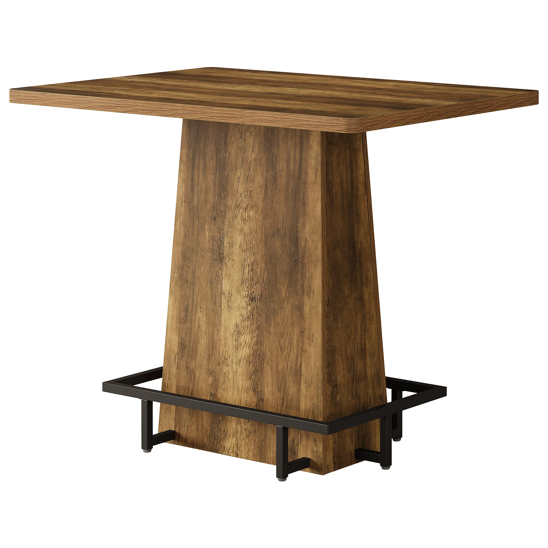 Tribesigns 47" Bar Table, Rustic Industrial Pub Table with Footrest for Kitchen Bar Restaurant - Image 12