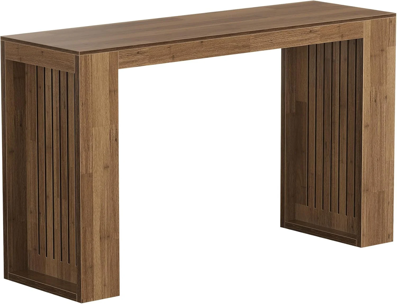 63" Long Bar Table, Counter Height Home Bar Unit Dining Table - Image 8