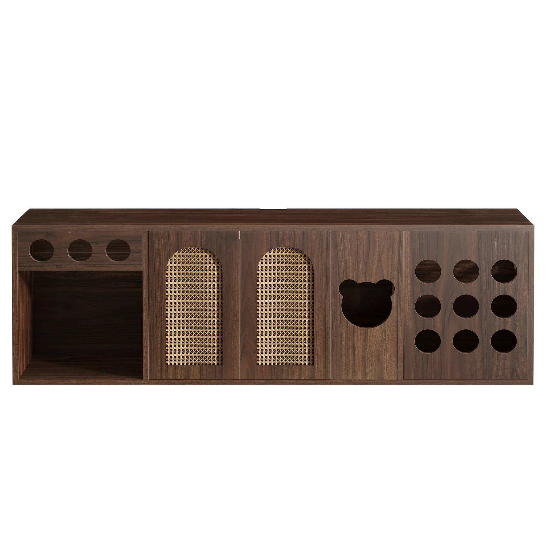 70.9" TV Stand, Extra Large Console Cabinet Entertainment Center - Image 9