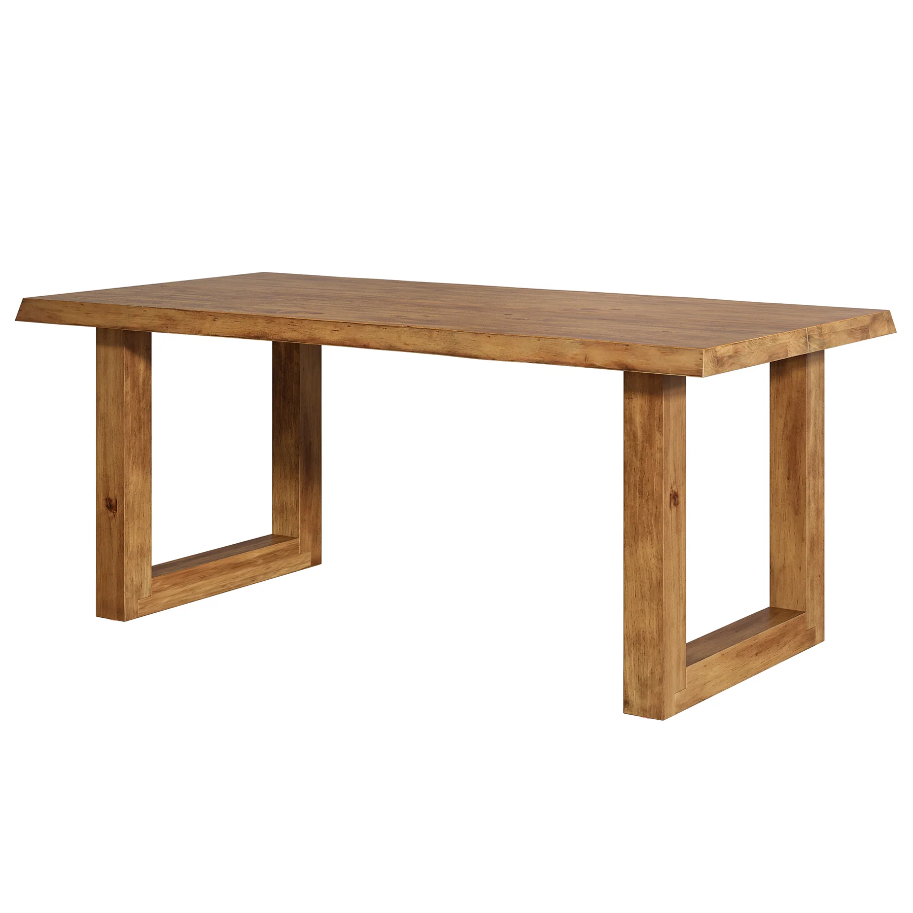 63" Solid Wood Dining Table, Farmhouse Kitchen Table for 4-6 People - Image 8